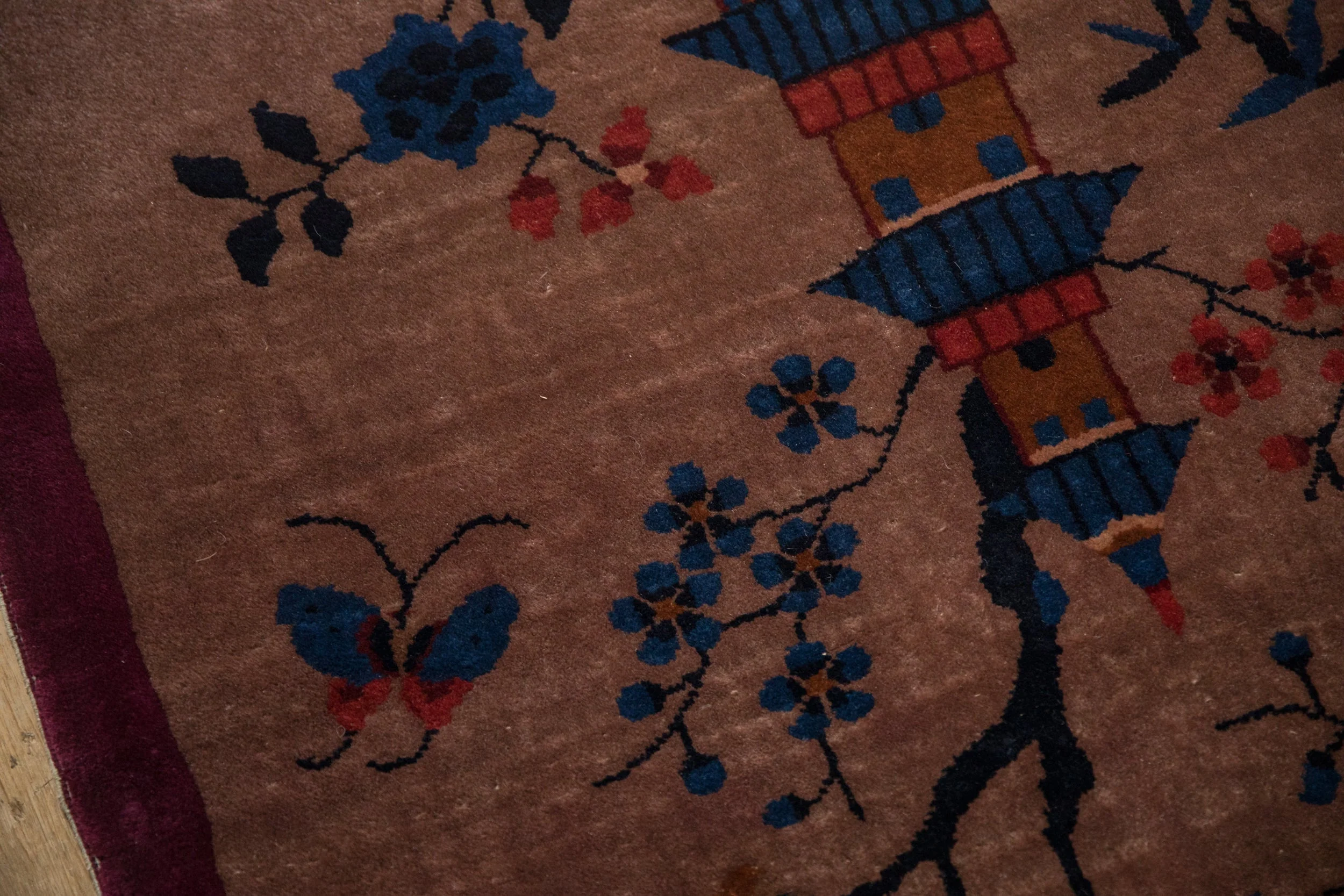 2.5x4.5 Vintage Art Deco Rug - Image 8