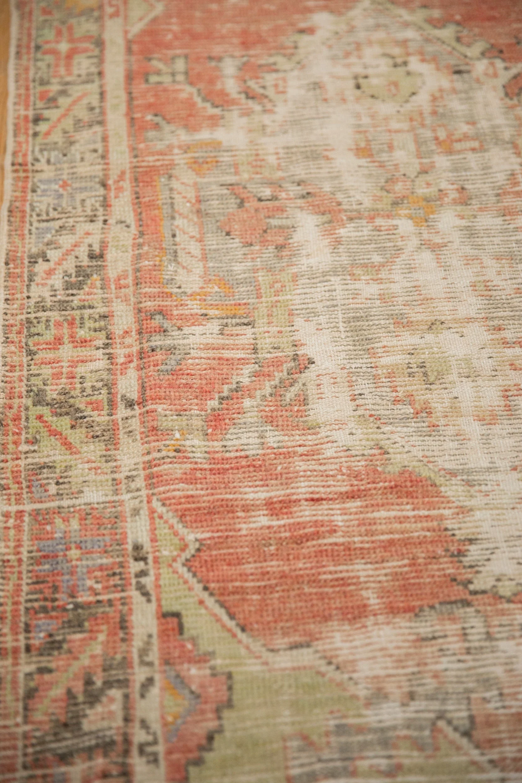 2.5x4.5 Vintage Distressed Oushak Rug - Image 6