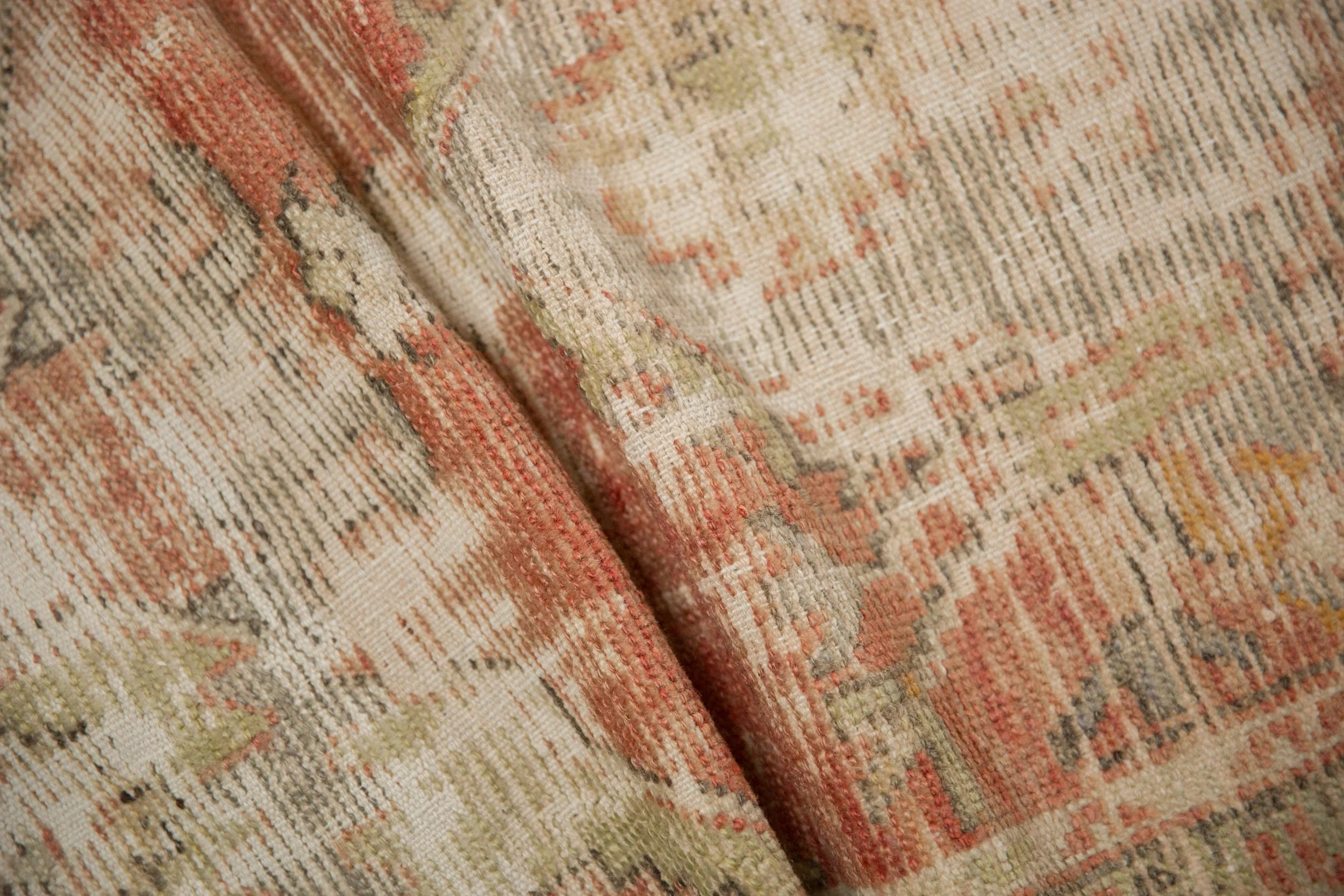 2.5x4.5 Vintage Distressed Oushak Rug - Image 7