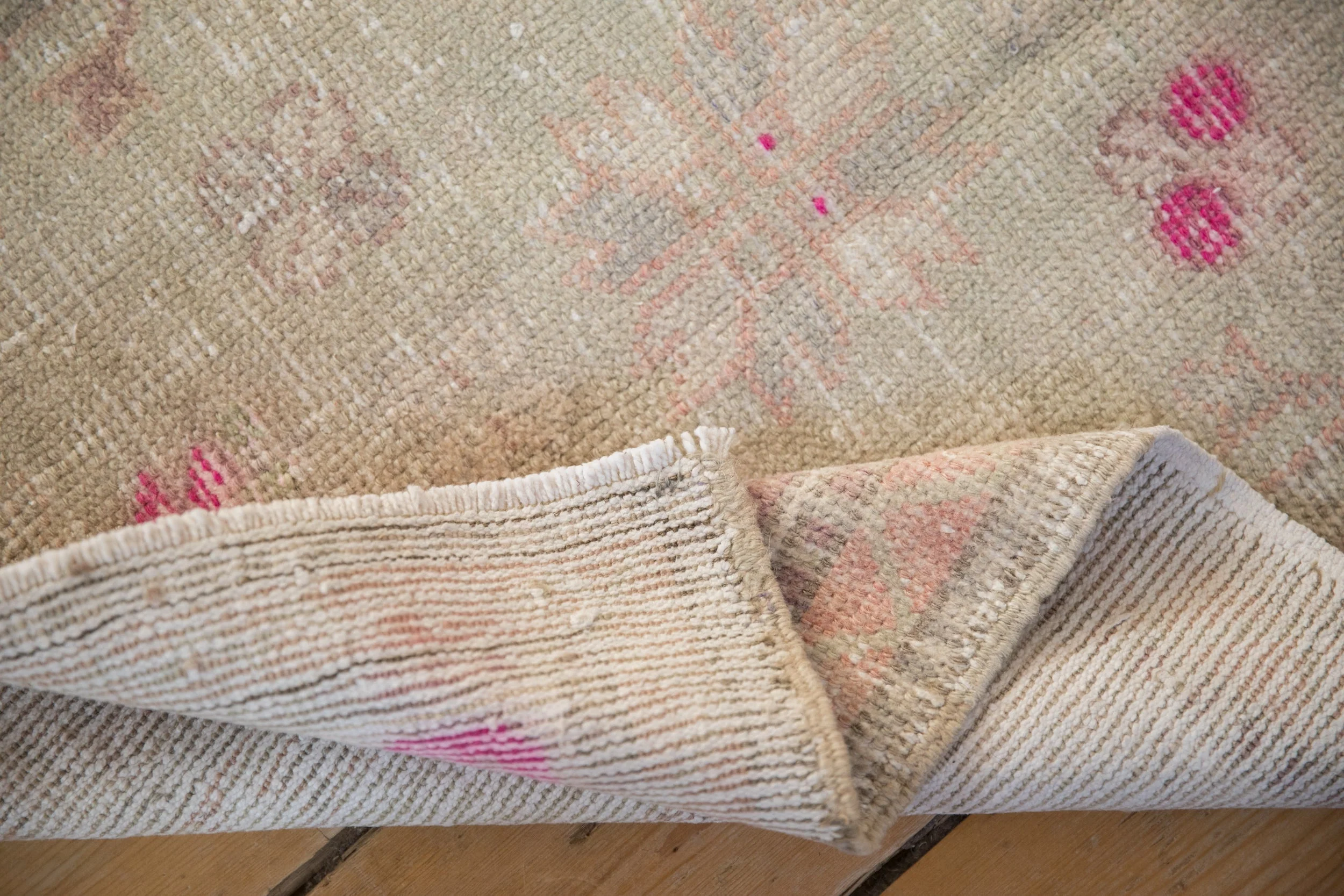 2.5x4.5 Vintage Distressed Oushak Rug - Image 8