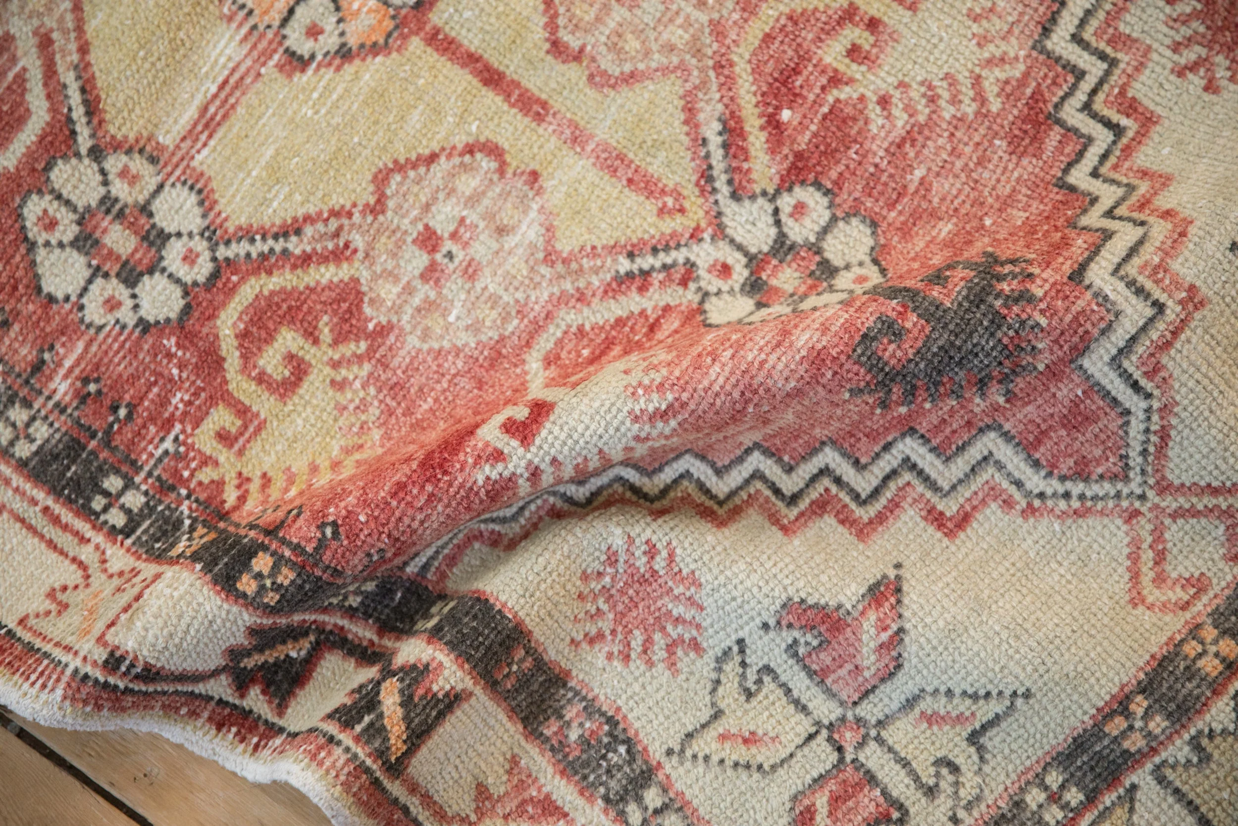 2.5x4.5 Vintage Distressed Oushak Rug - Image 8