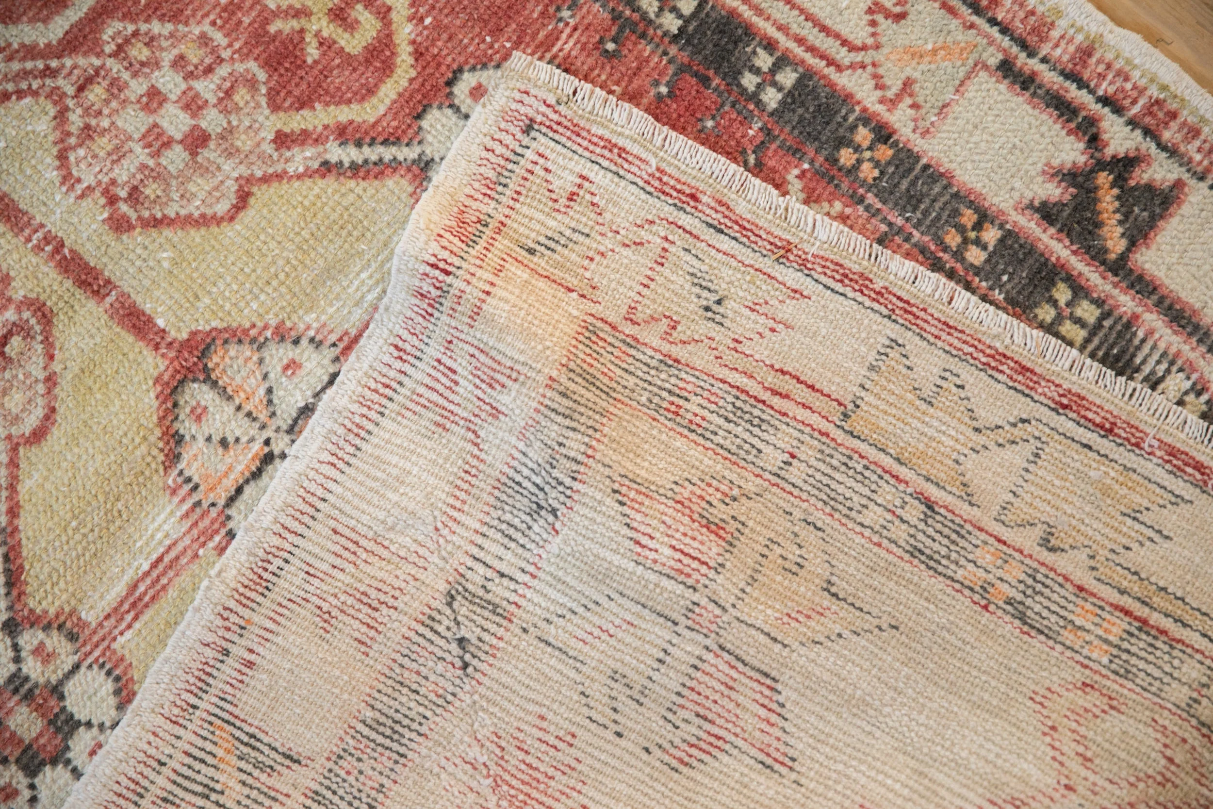 2.5x4.5 Vintage Distressed Oushak Rug - Image 9