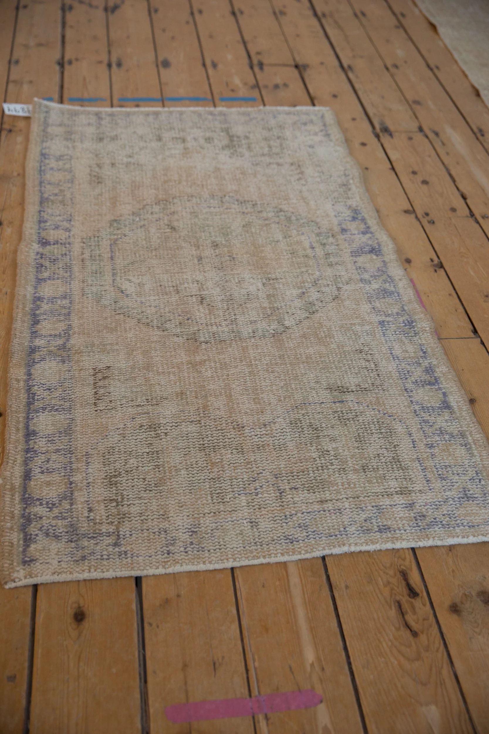 2.5x4.5 Vintage Distressed Oushak Rug - Image 3