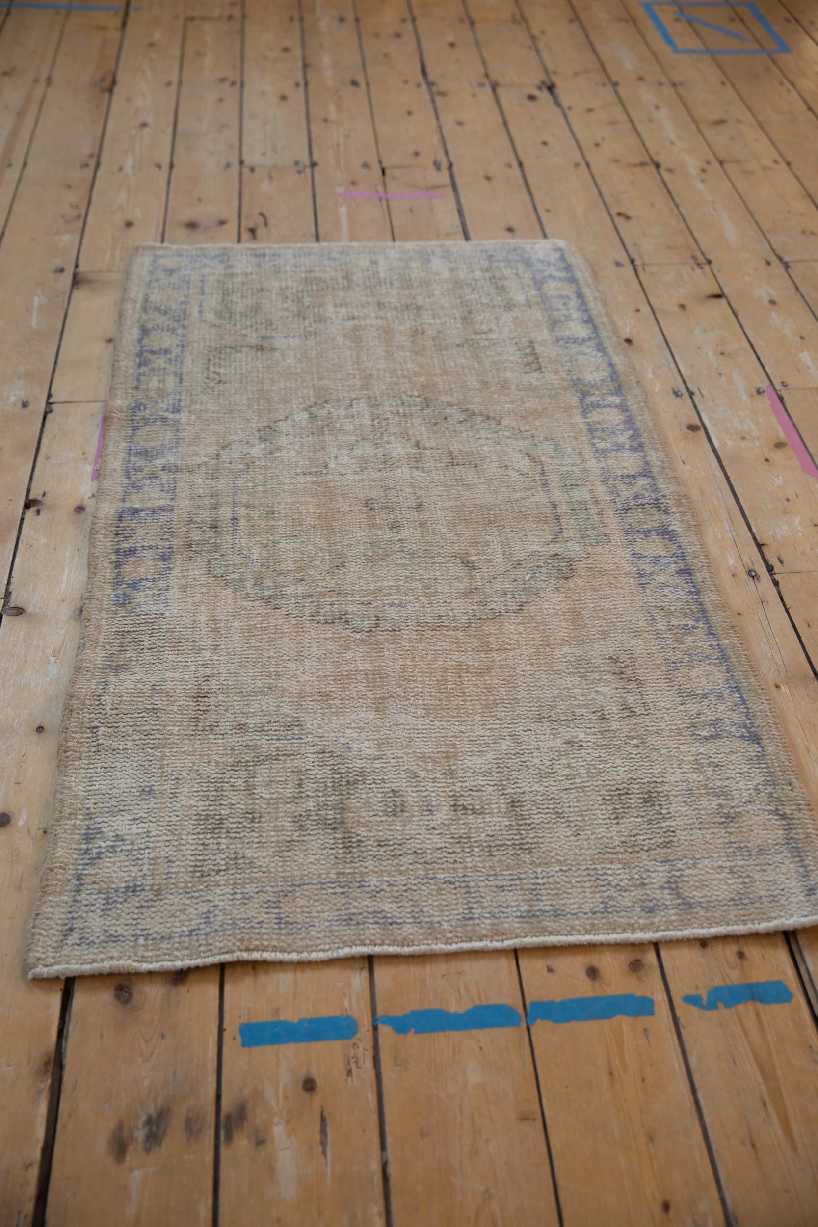 2.5x4.5 Vintage Distressed Oushak Rug - Image 4