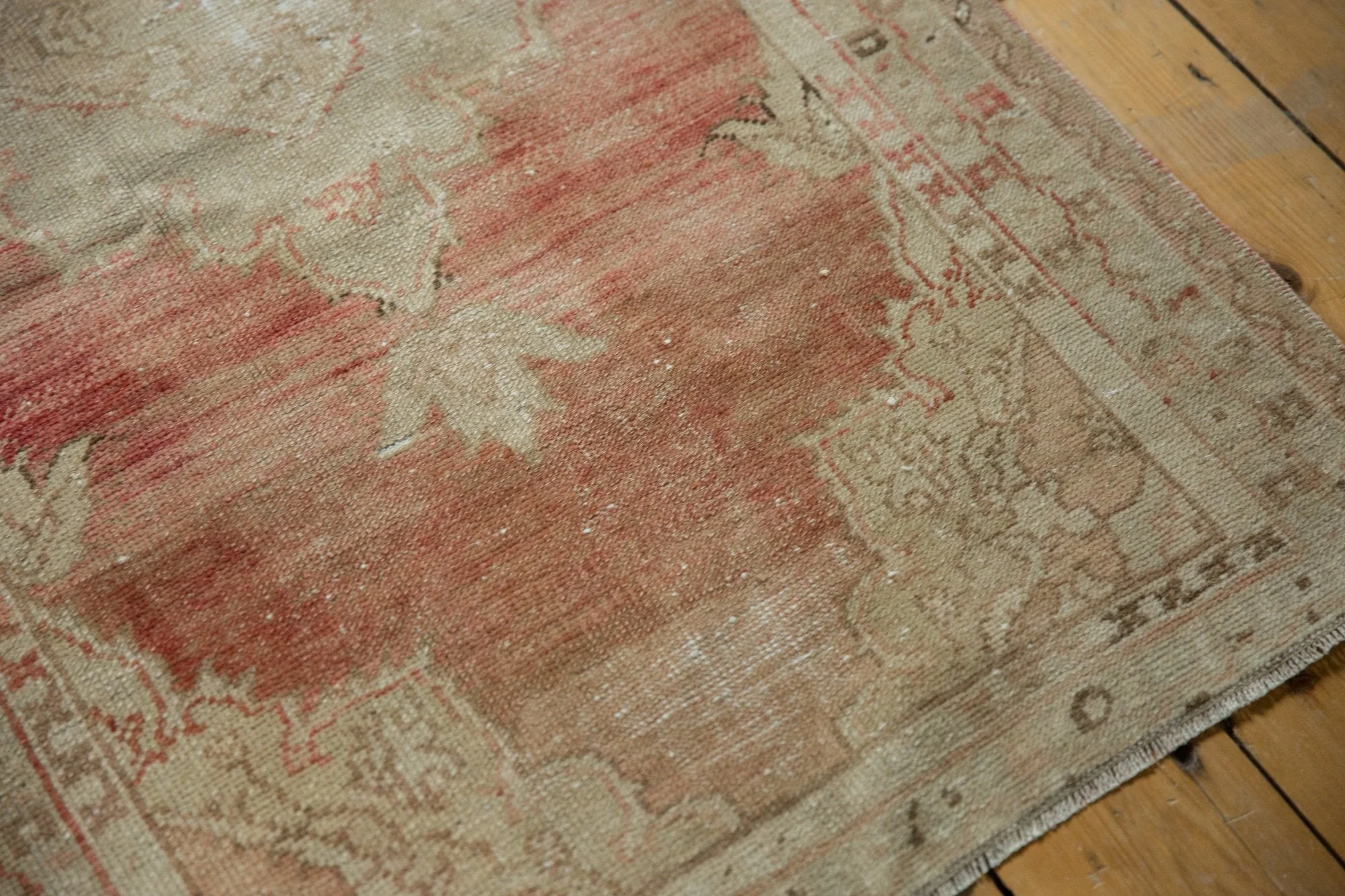 2.5x4.5 Vintage Distressed Oushak Rug - Image 5