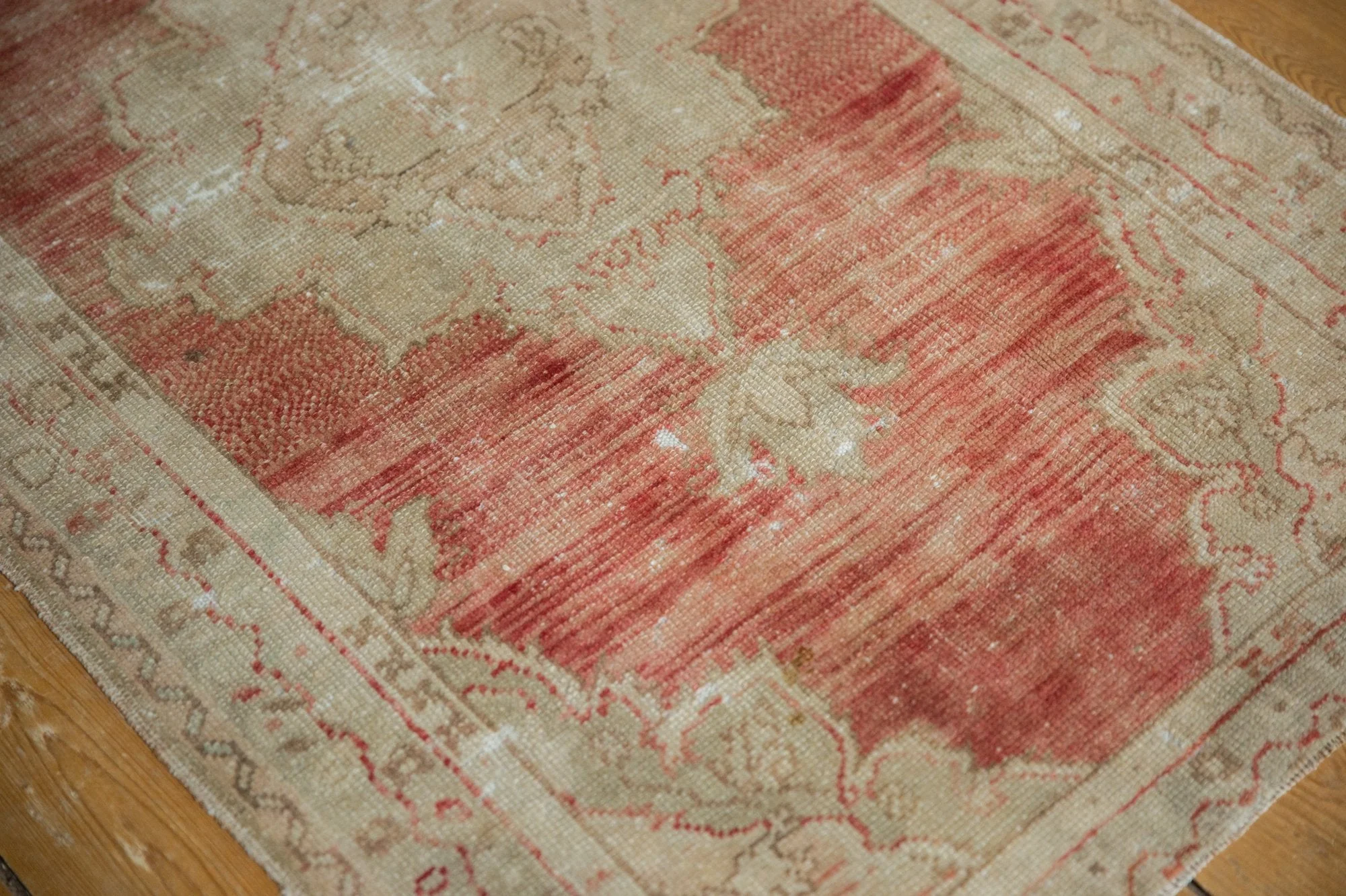 2.5x4.5 Vintage Distressed Oushak Rug - Image 7