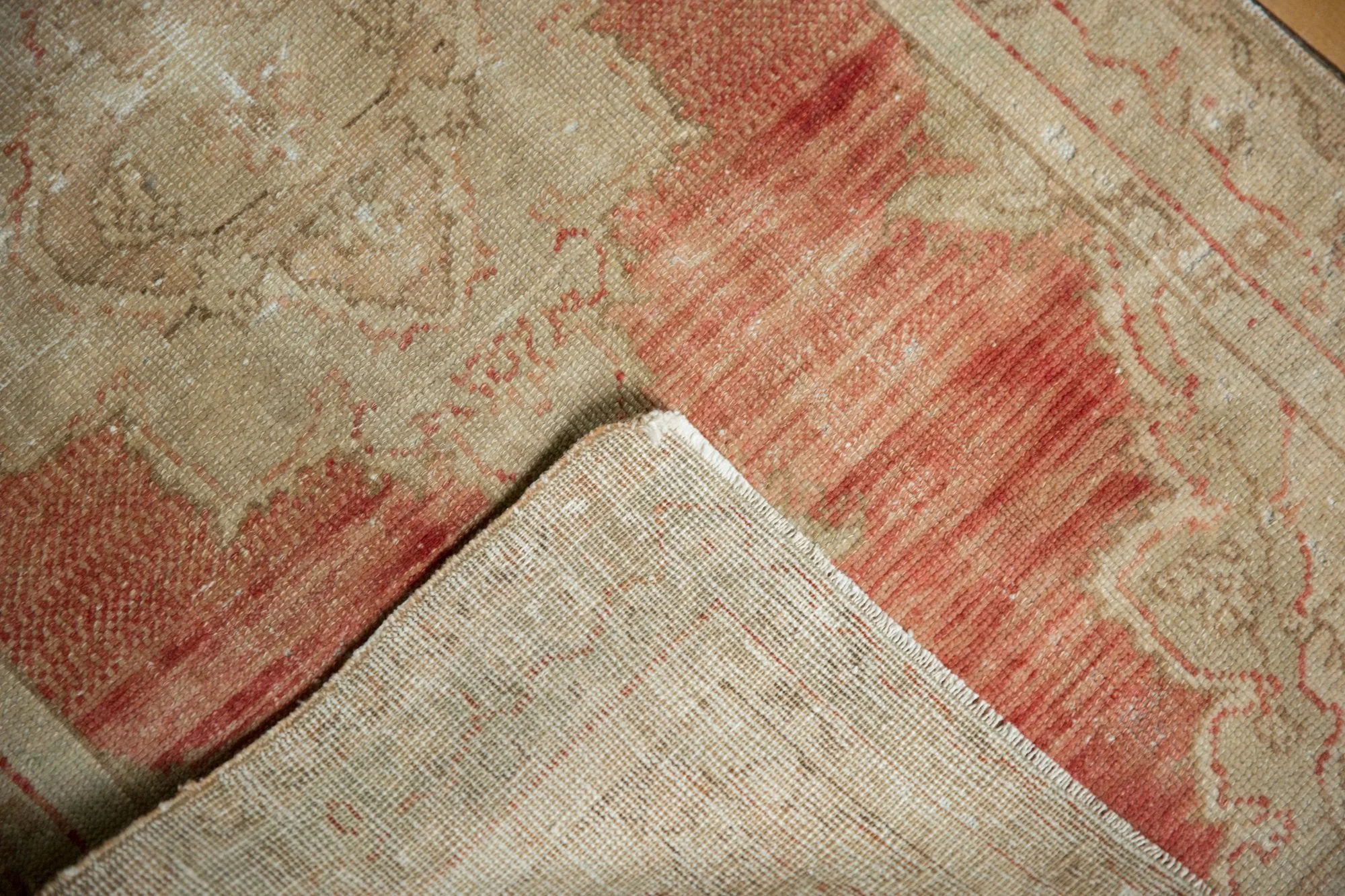 2.5x4.5 Vintage Distressed Oushak Rug - Image 9