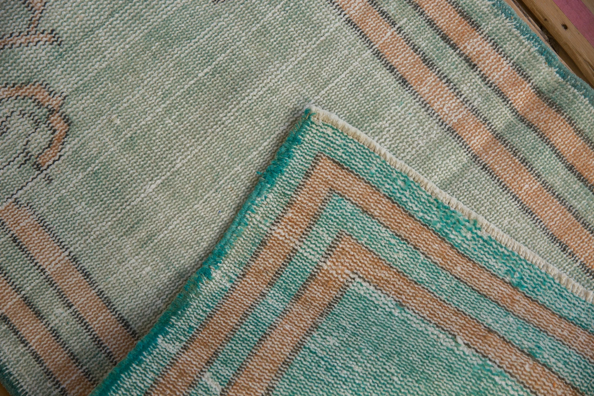 2.5x4.5 Vintage Distressed Oushak Rug - Image 8