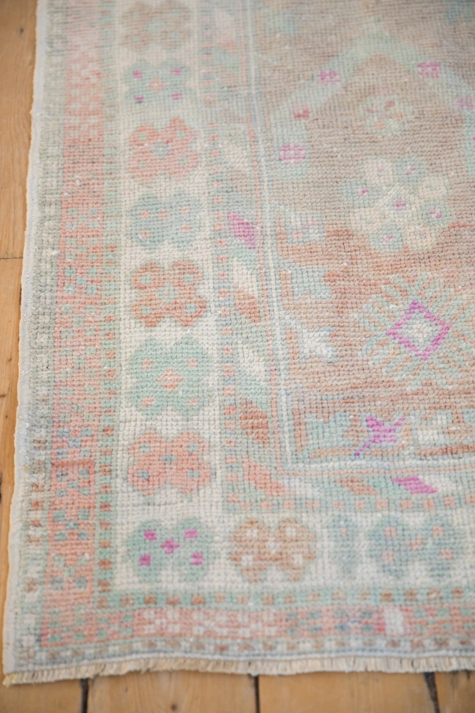 2.5x4.5 Vintage Distressed Oushak Rug - Image 5