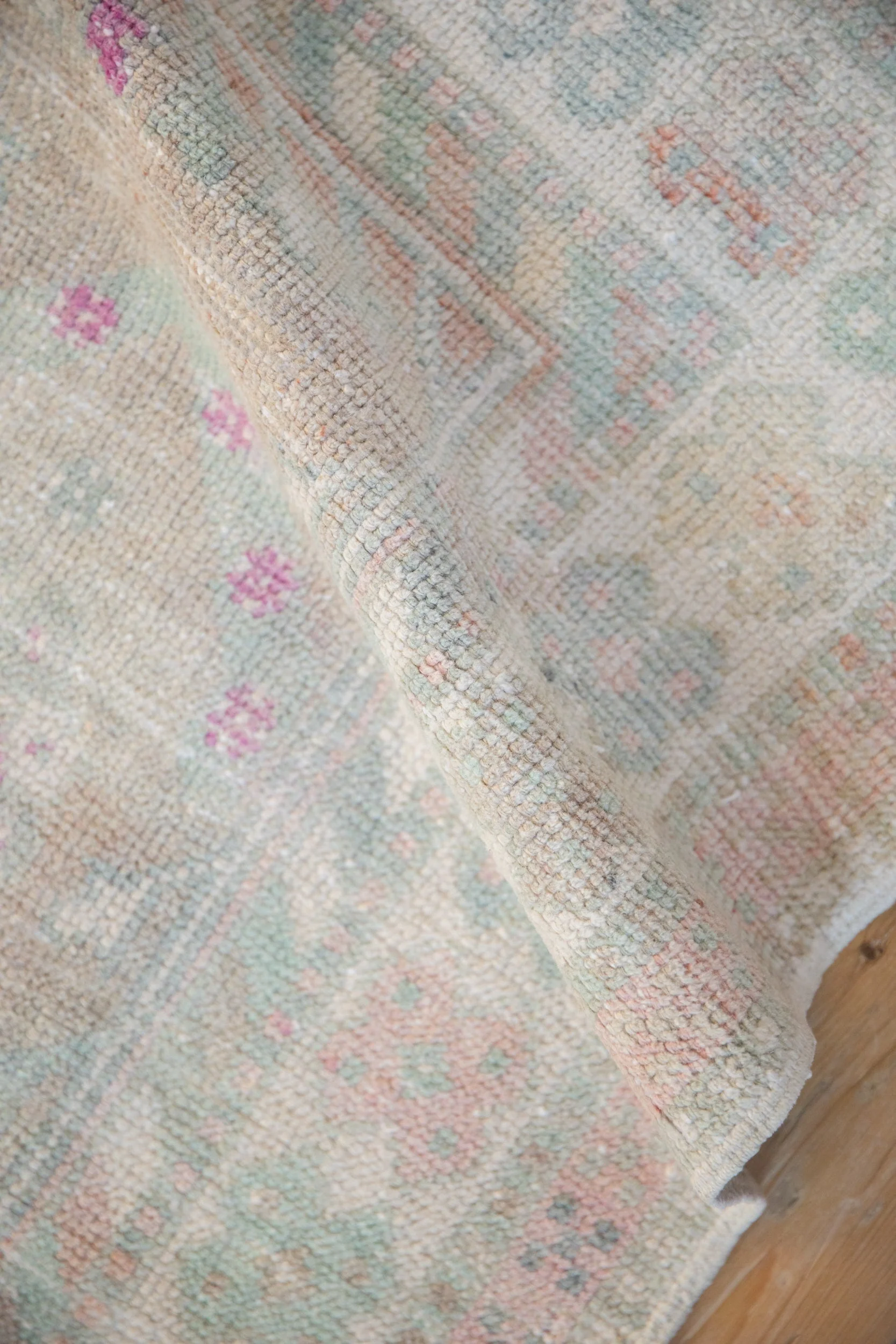 2.5x4.5 Vintage Distressed Oushak Rug - Image 7