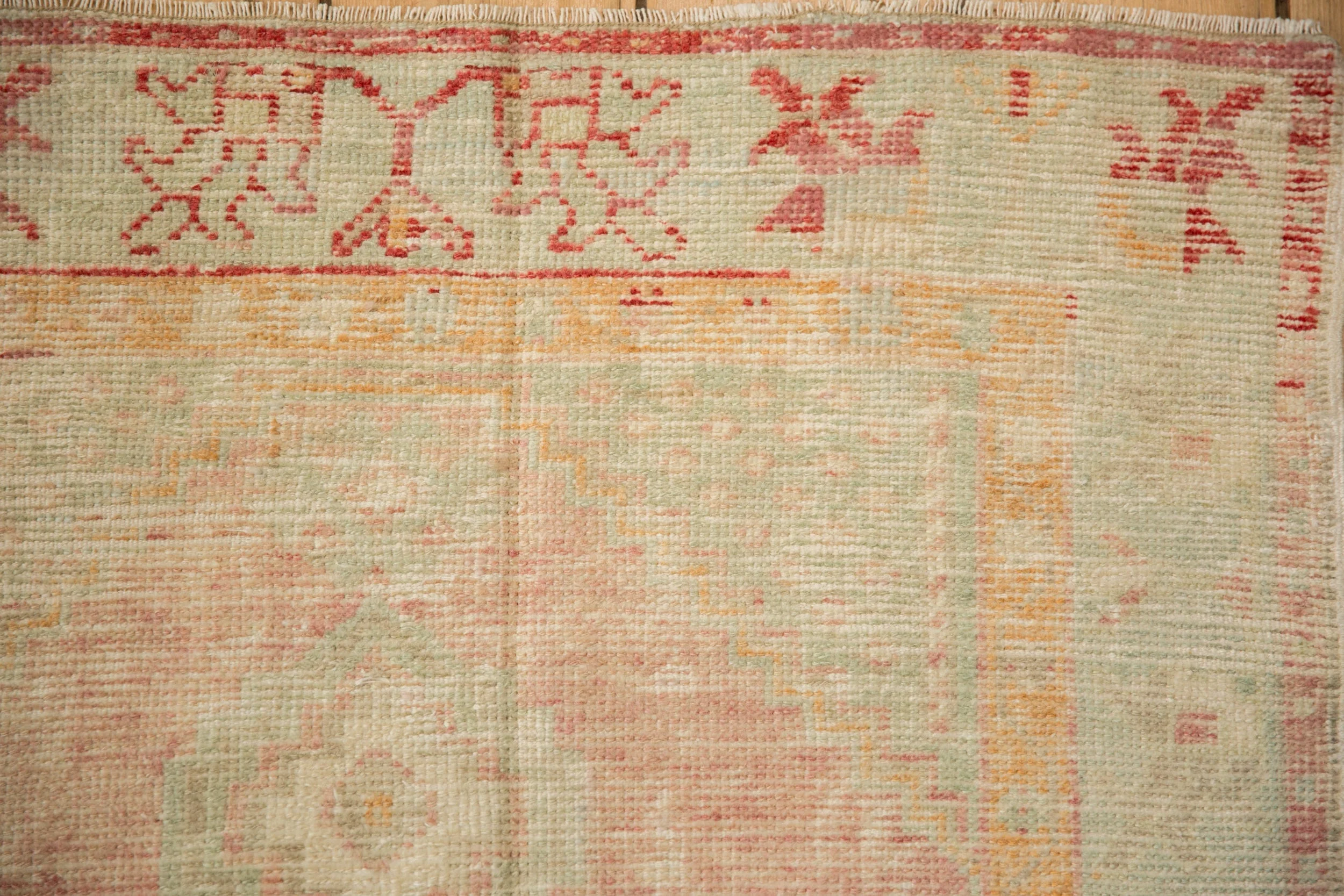 2.5x4.5 Vintage Distressed Oushak Rug - Image 4