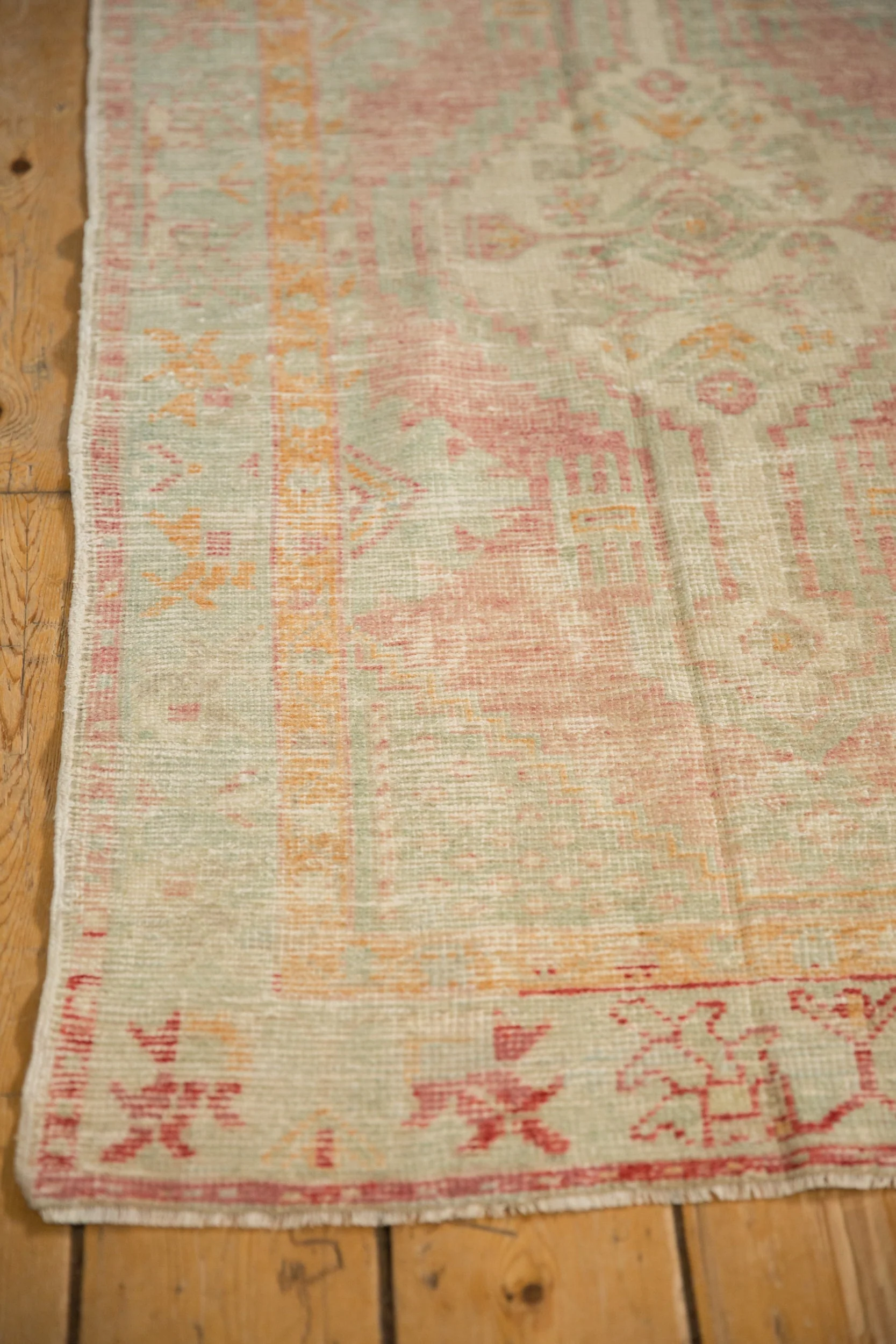 2.5x4.5 Vintage Distressed Oushak Rug - Image 6