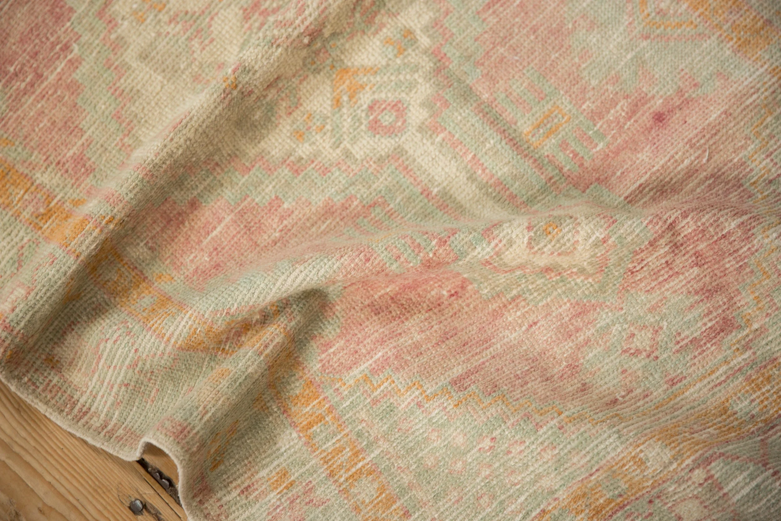2.5x4.5 Vintage Distressed Oushak Rug - Image 7