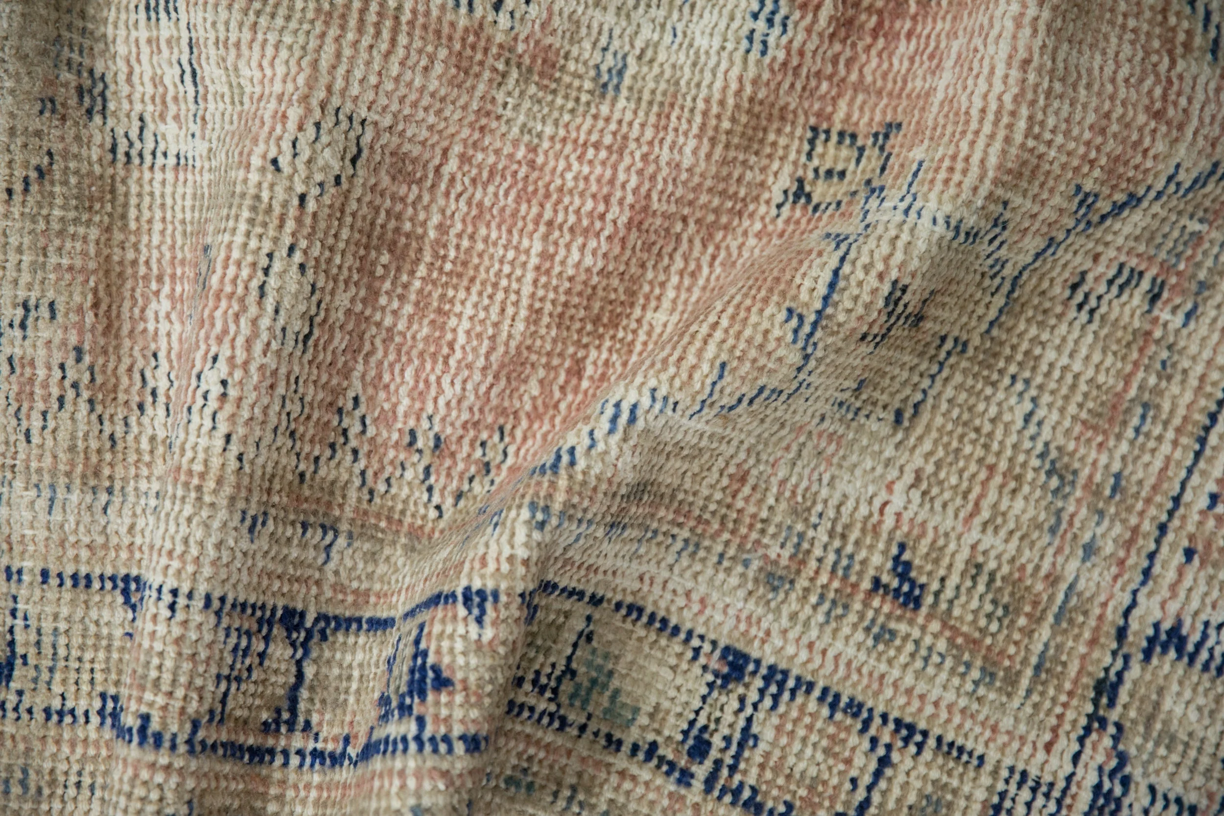 2.5x4.5 Vintage Distressed Oushak Rug - Image 9