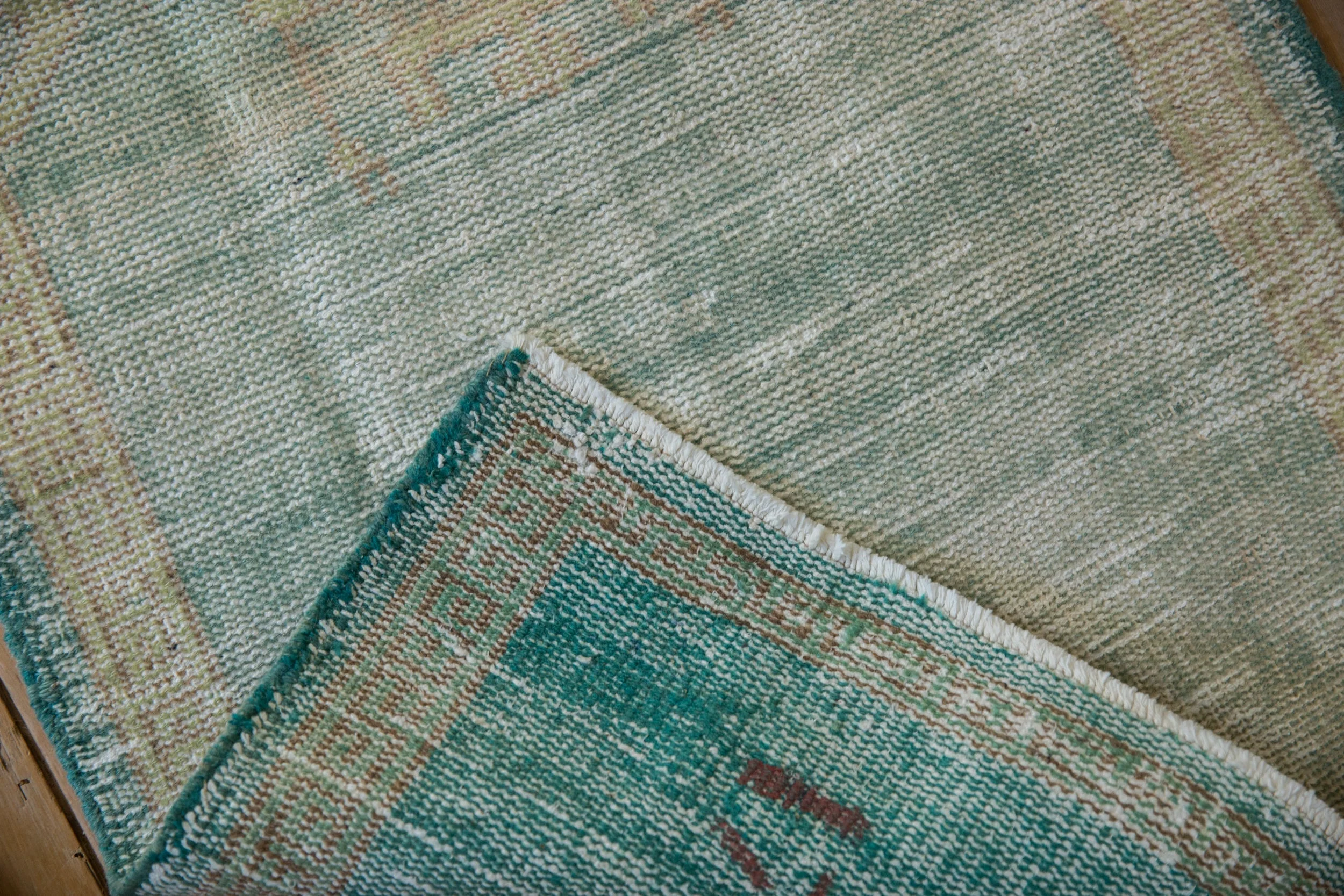 2.5x4.5 Vintage Distressed Oushak Rug - Image 10