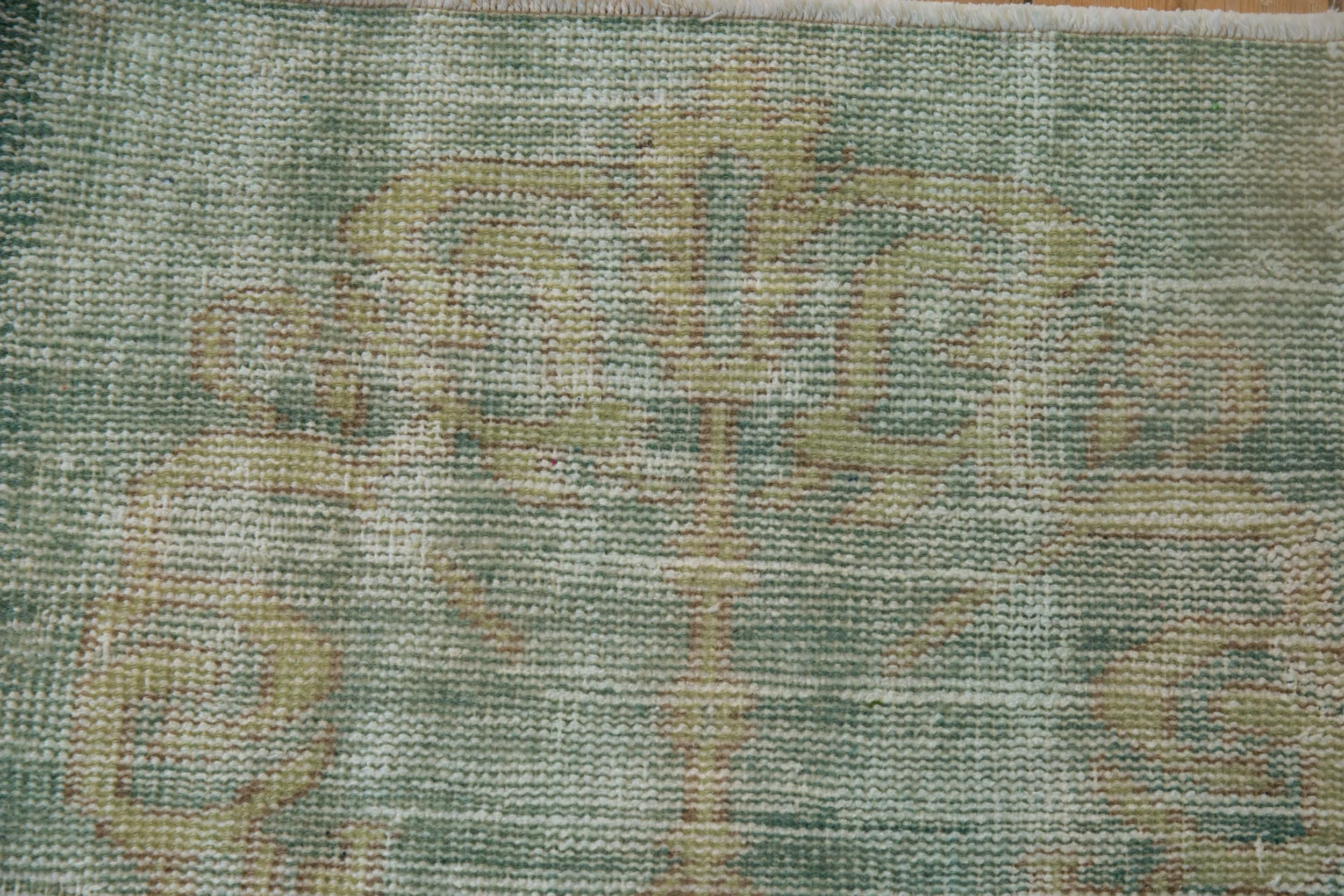2.5x4.5 Vintage Distressed Oushak Rug - Image 3