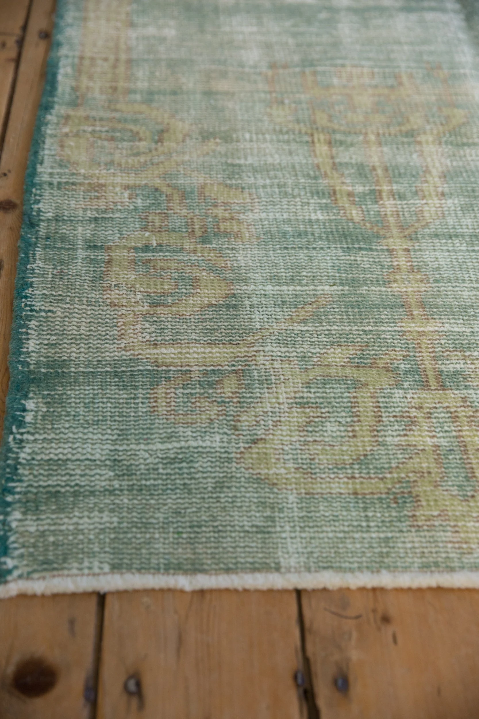 2.5x4.5 Vintage Distressed Oushak Rug - Image 5