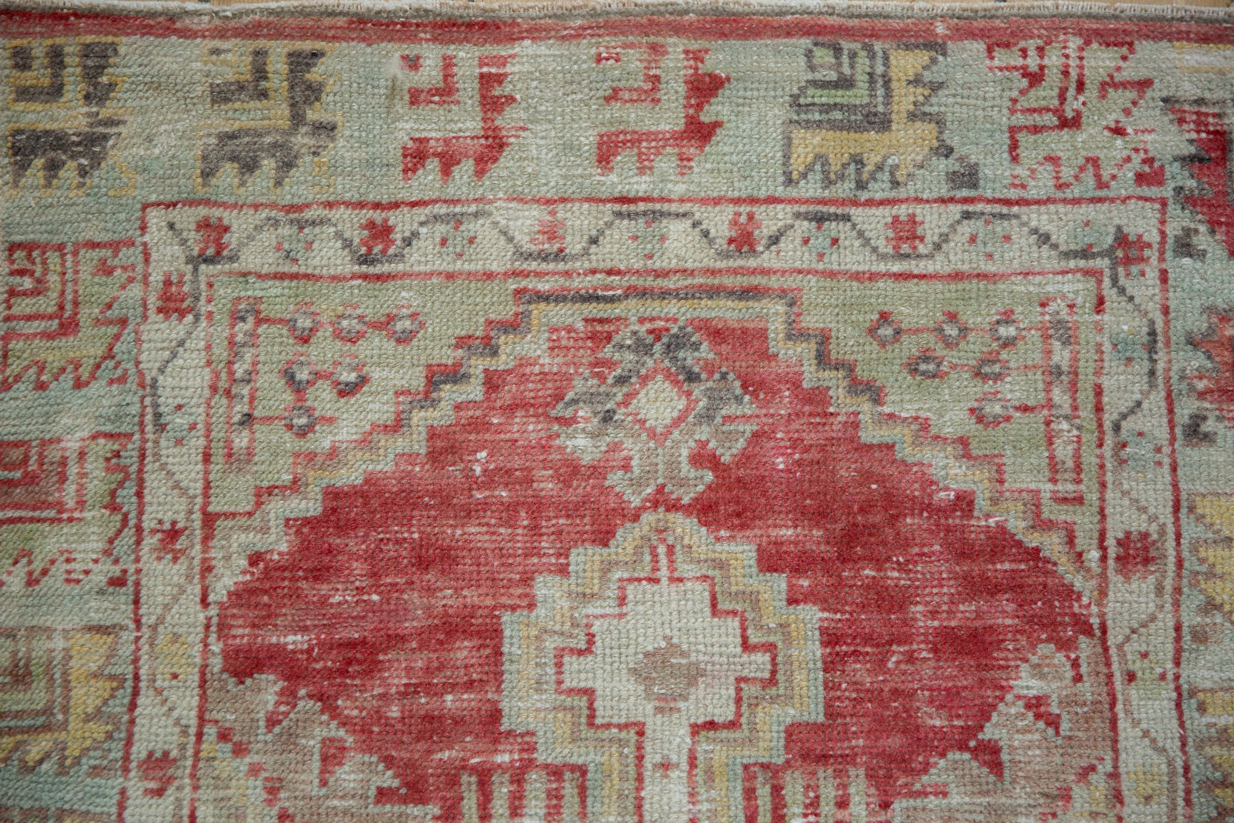 2.5x4.5 Vintage Distressed Oushak Rug - Image 3
