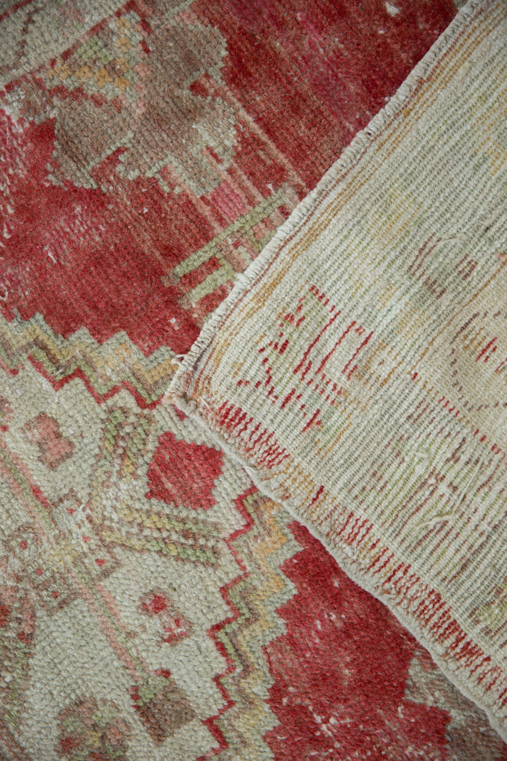 2.5x4.5 Vintage Distressed Oushak Rug - Image 9