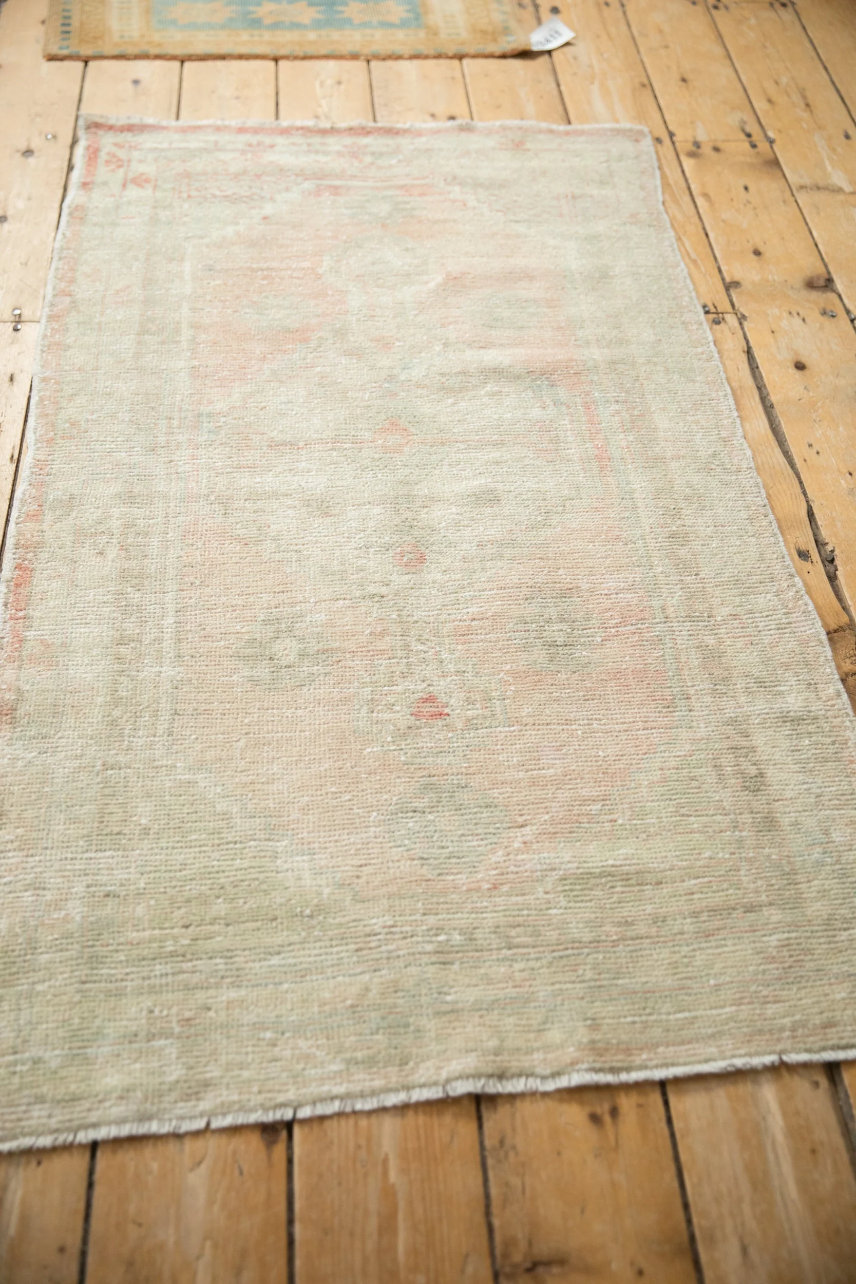 2.5x4.5 Vintage Distressed Oushak Rug - Image 6
