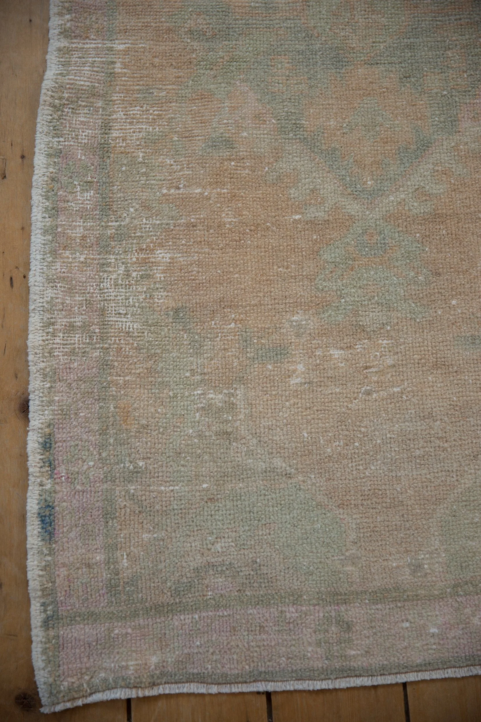 2.5x4.5 Vintage Distressed Oushak Rug - Image 5