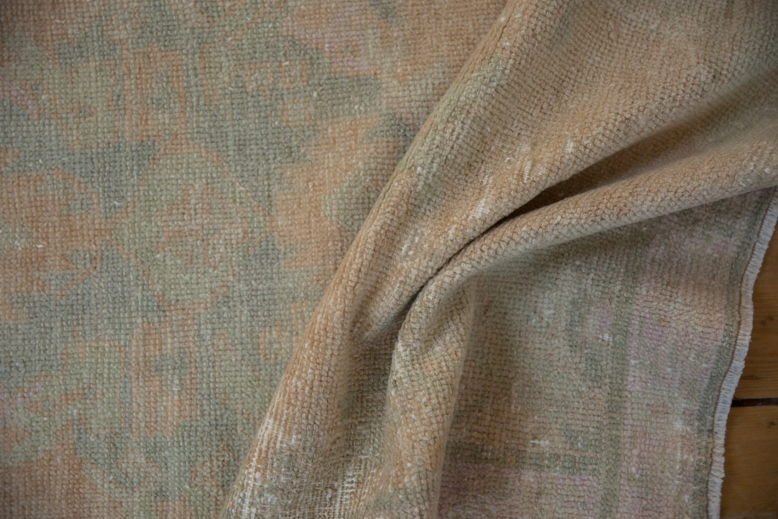 2.5x4.5 Vintage Distressed Oushak Rug - Image 6