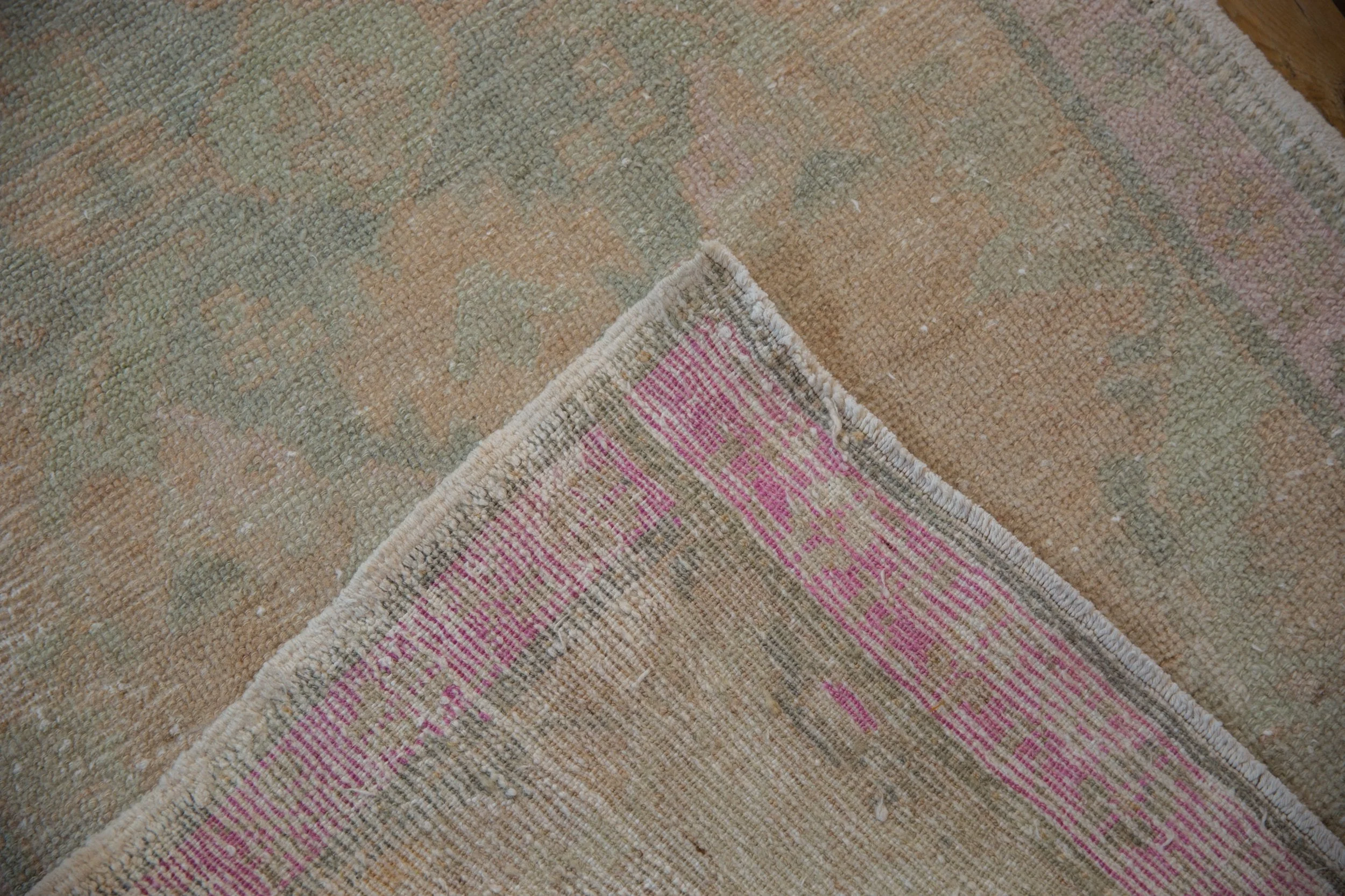 2.5x4.5 Vintage Distressed Oushak Rug - Image 7