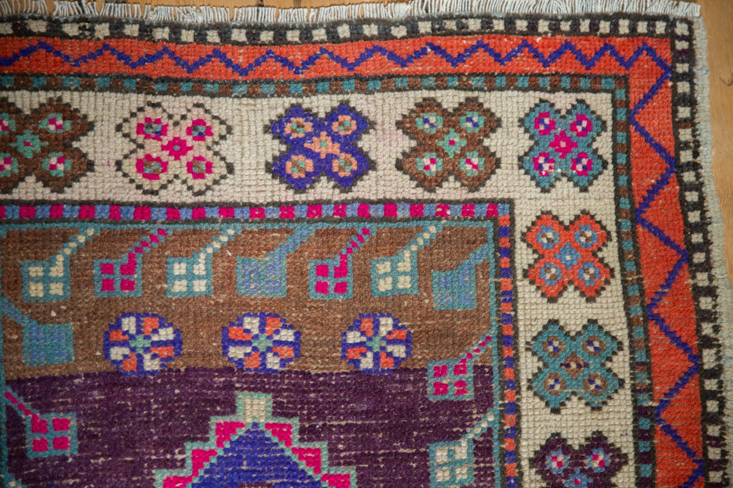 2.5x4.5 Vintage Distressed Oushak Rug - Image 3
