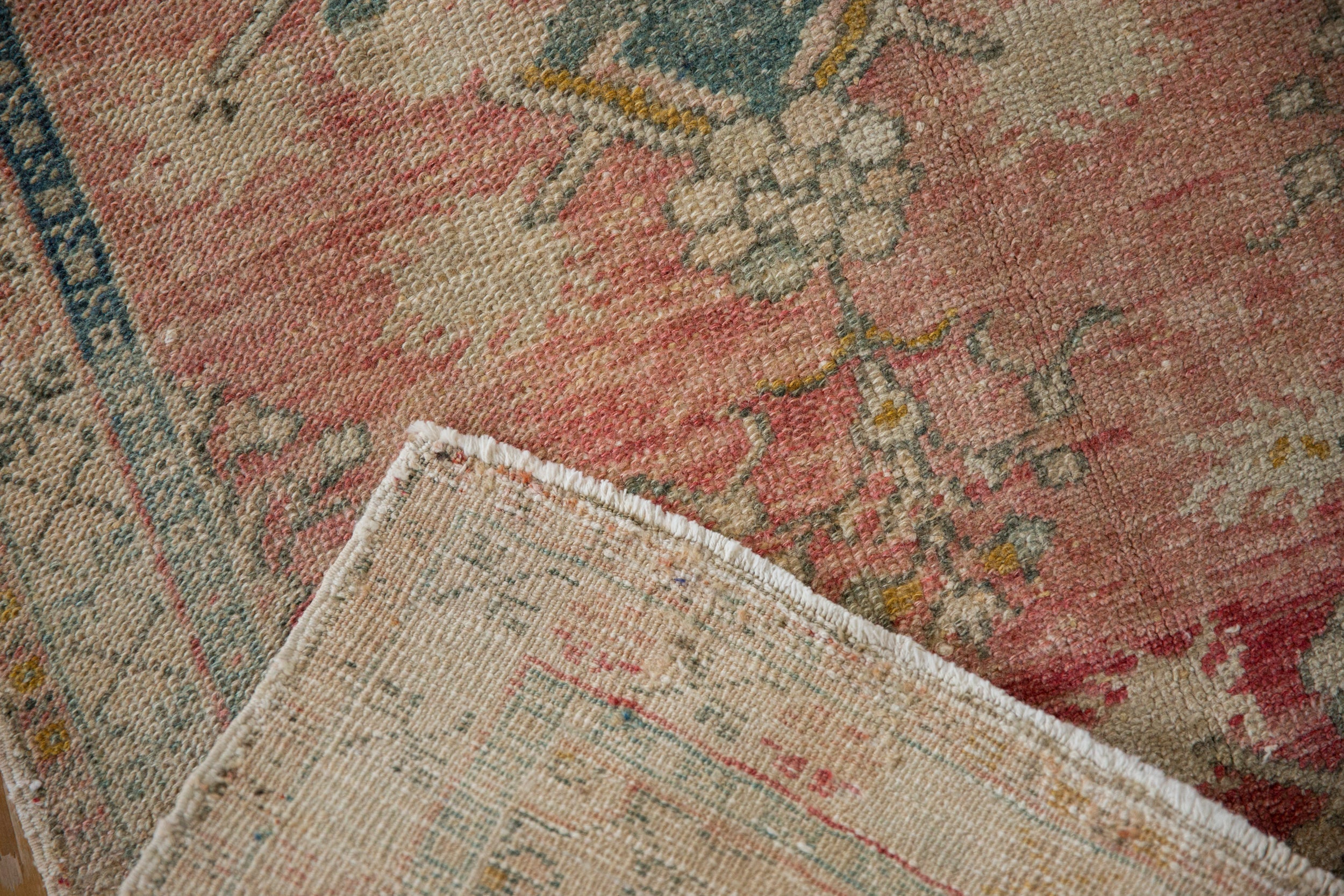 2.5x4.5 Vintage Distressed Oushak Rug - Image 12