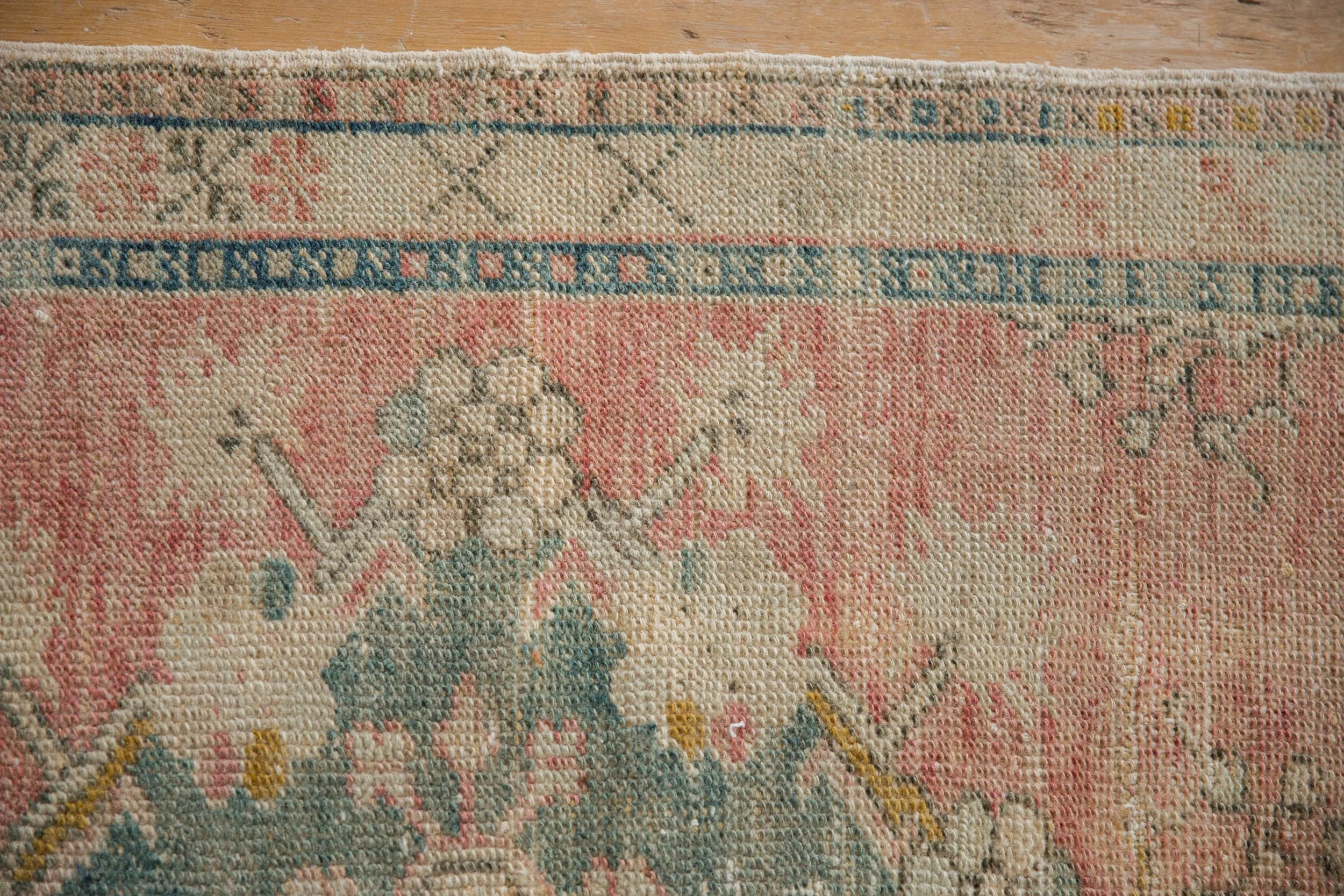 2.5x4.5 Vintage Distressed Oushak Rug - Image 3