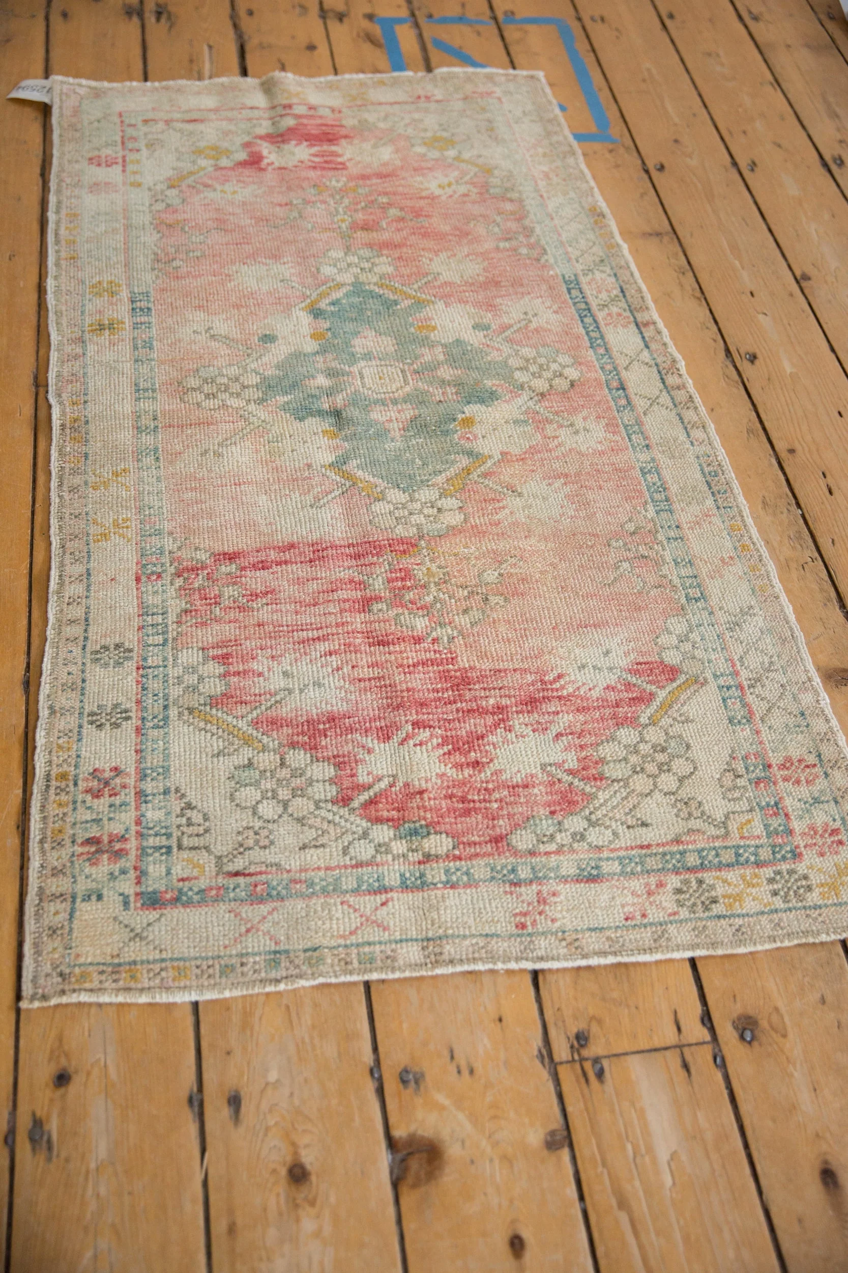 2.5x4.5 Vintage Distressed Oushak Rug - Image 5