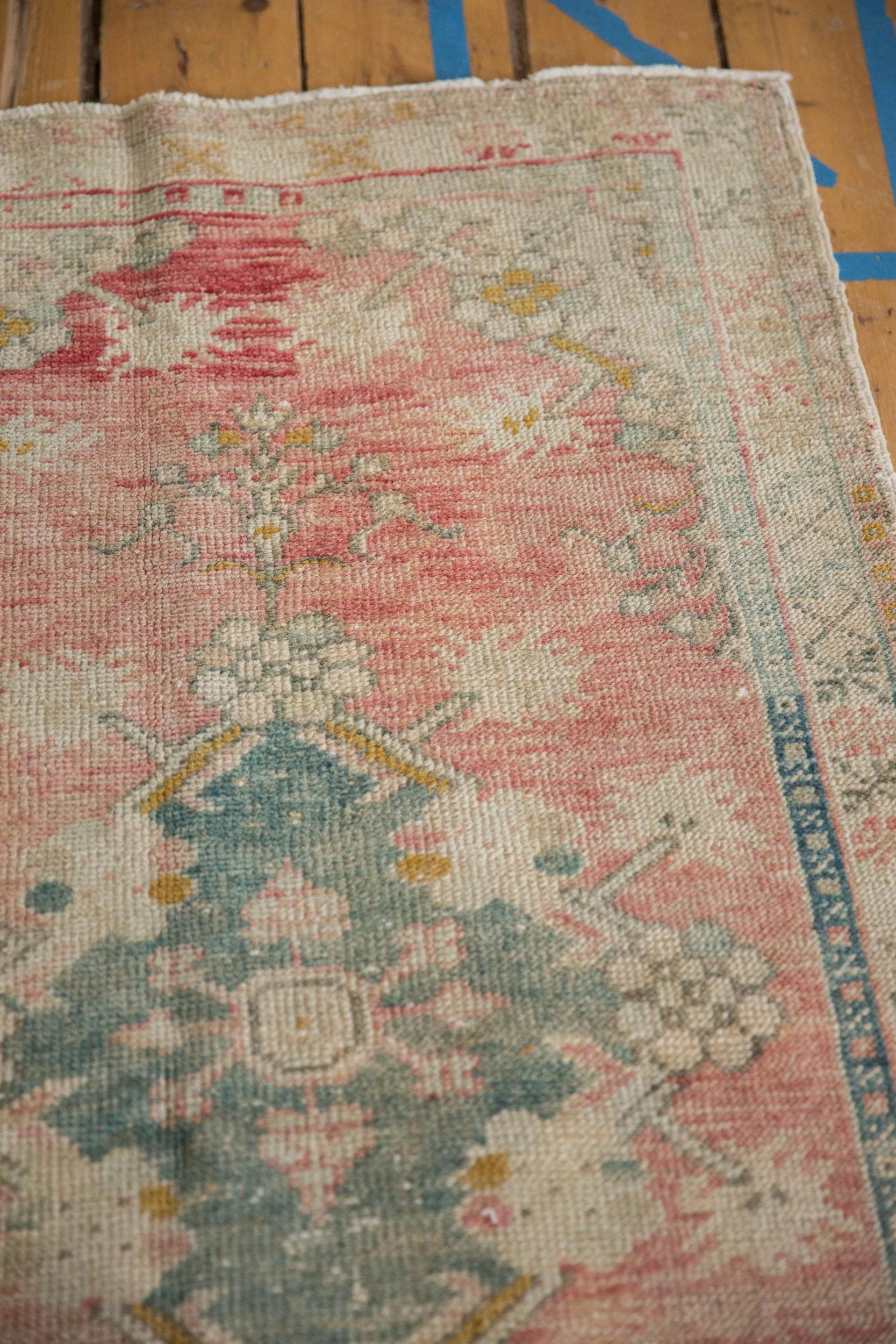 2.5x4.5 Vintage Distressed Oushak Rug - Image 7