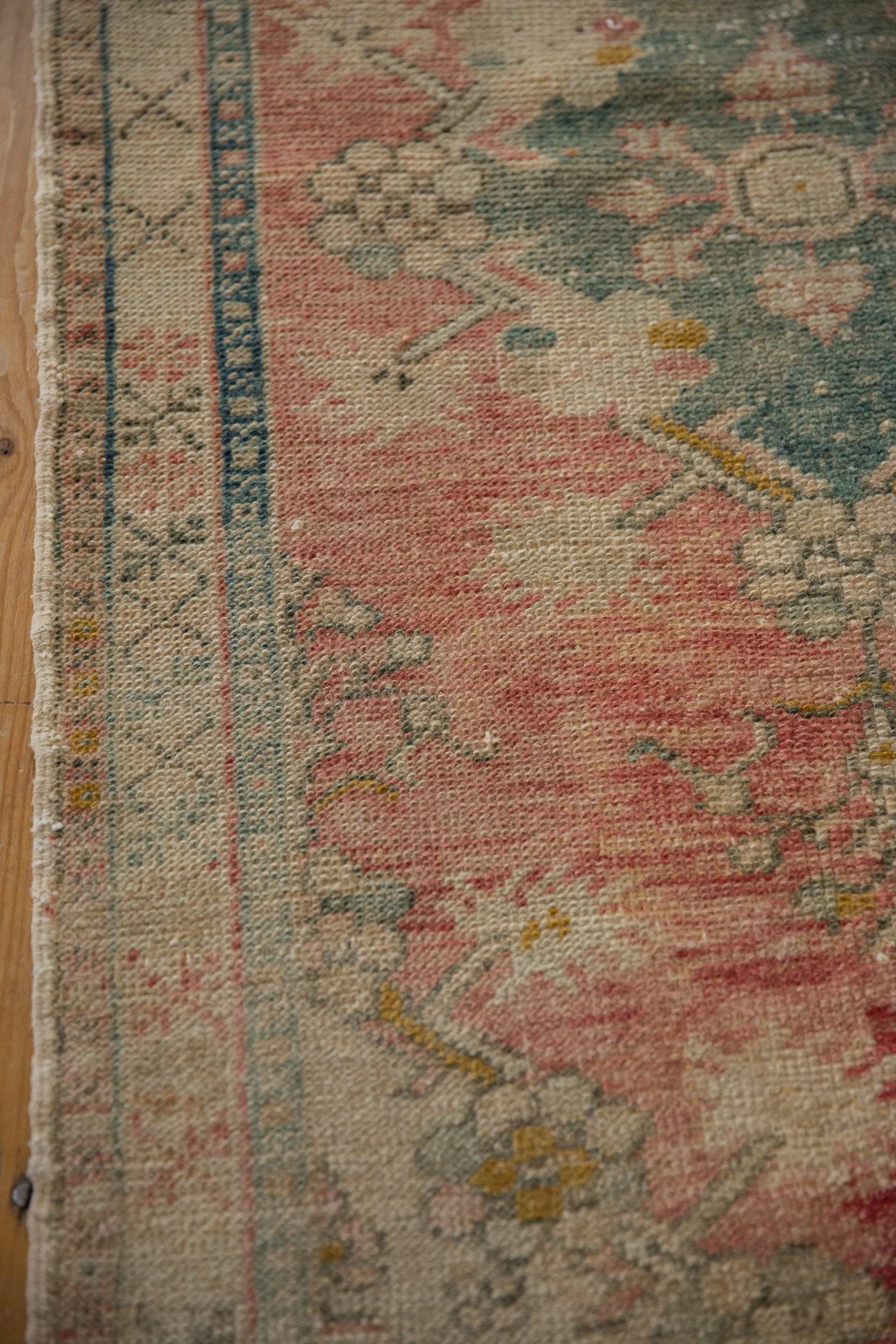 2.5x4.5 Vintage Distressed Oushak Rug - Image 9