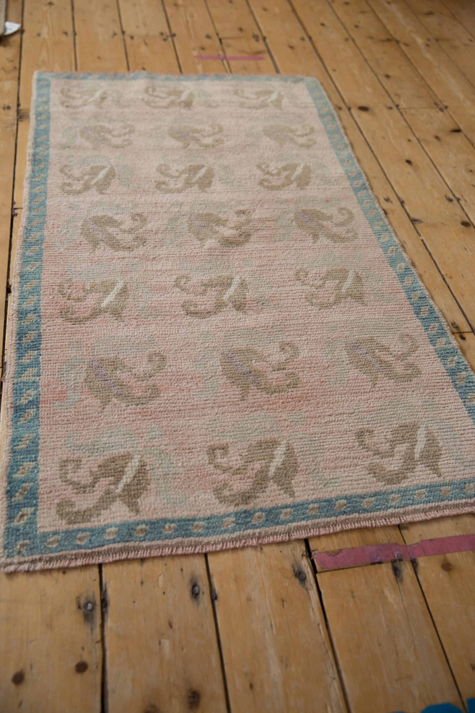 2.5x4.5 Vintage Distressed Oushak Rug - Image 5