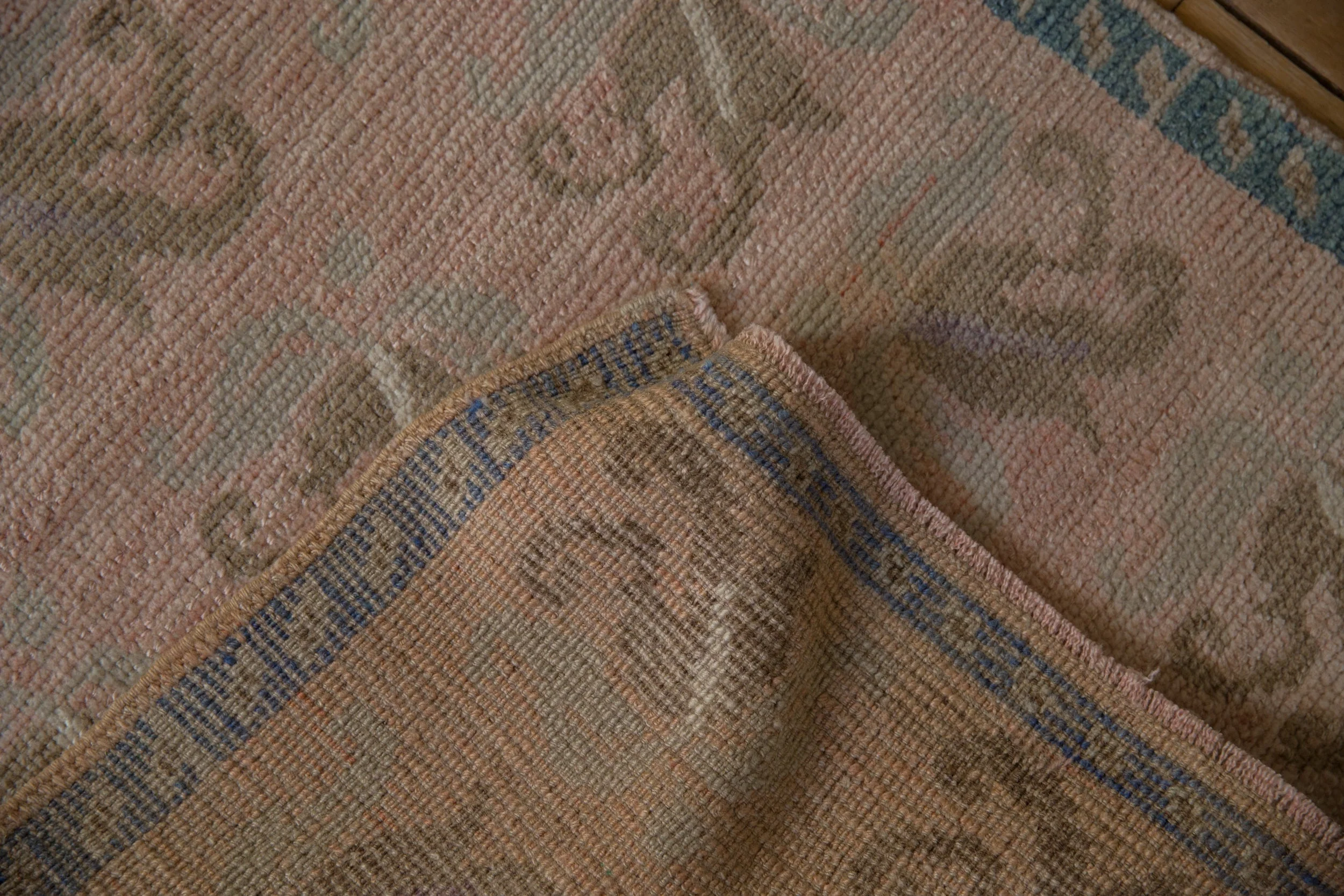 2.5x4.5 Vintage Distressed Oushak Rug - Image 8