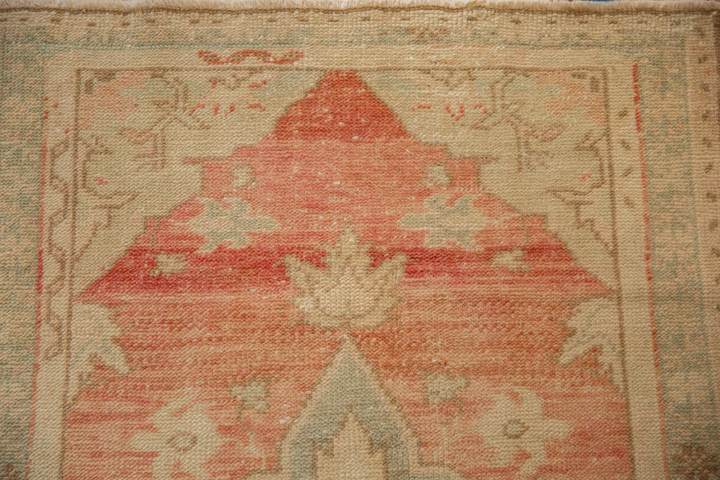 2.5x4.5 Vintage Distressed Oushak Rug - Image 3