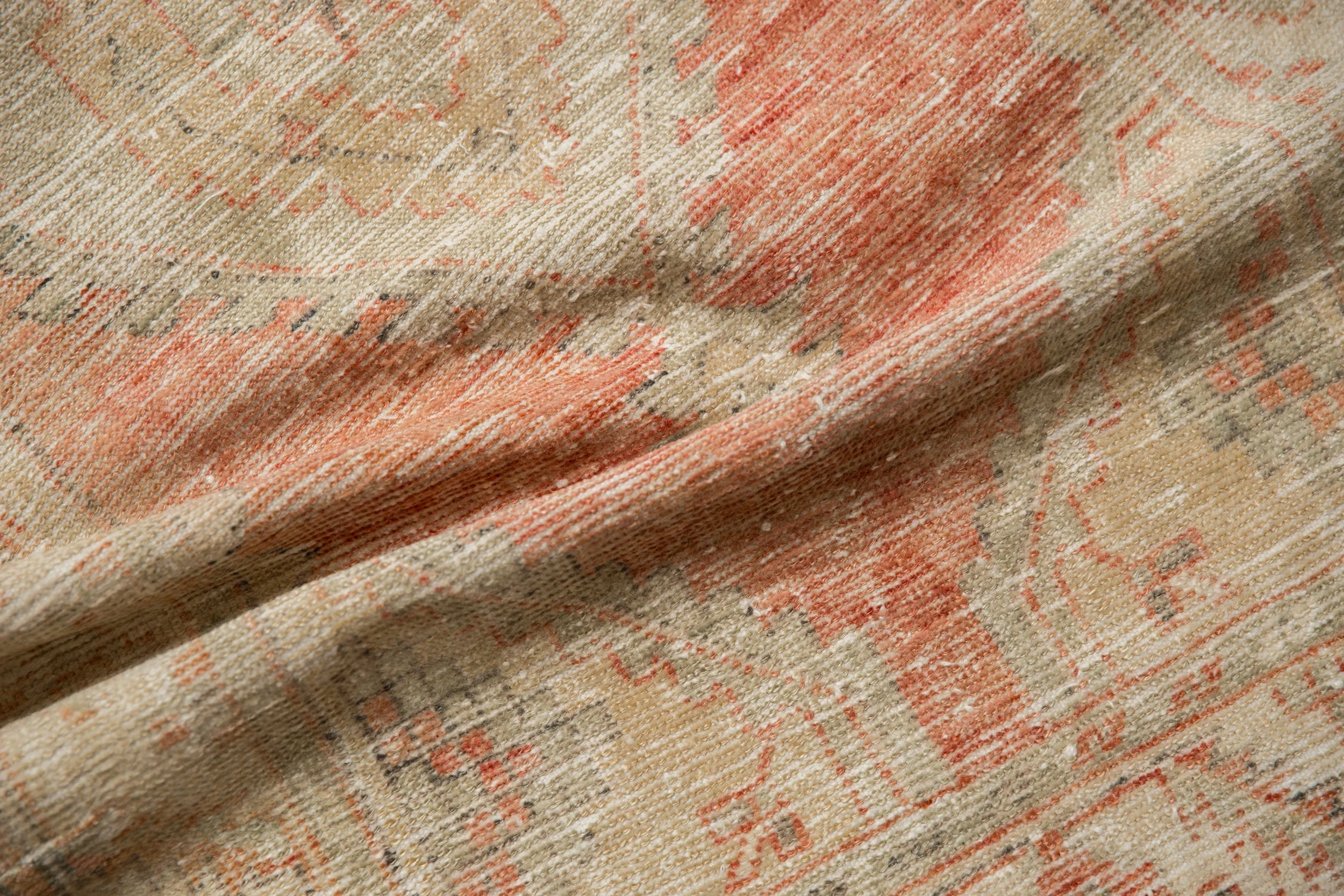 2.5x4.5 Vintage Distressed Oushak Rug - Image 7