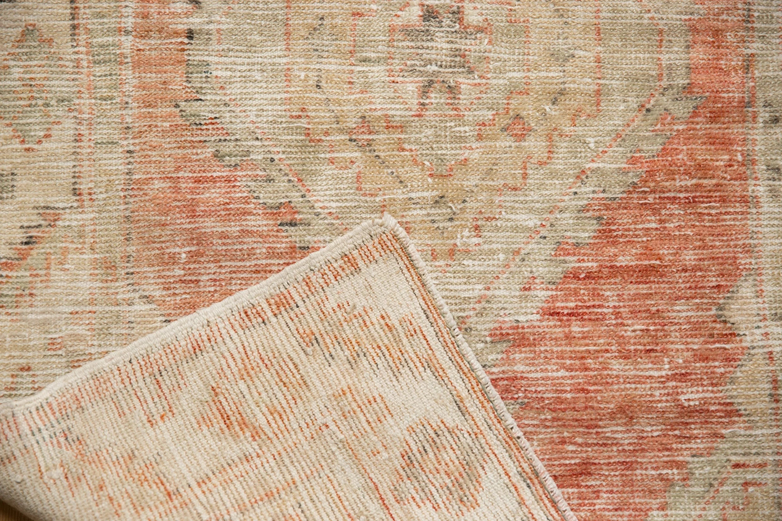 2.5x4.5 Vintage Distressed Oushak Rug - Image 8