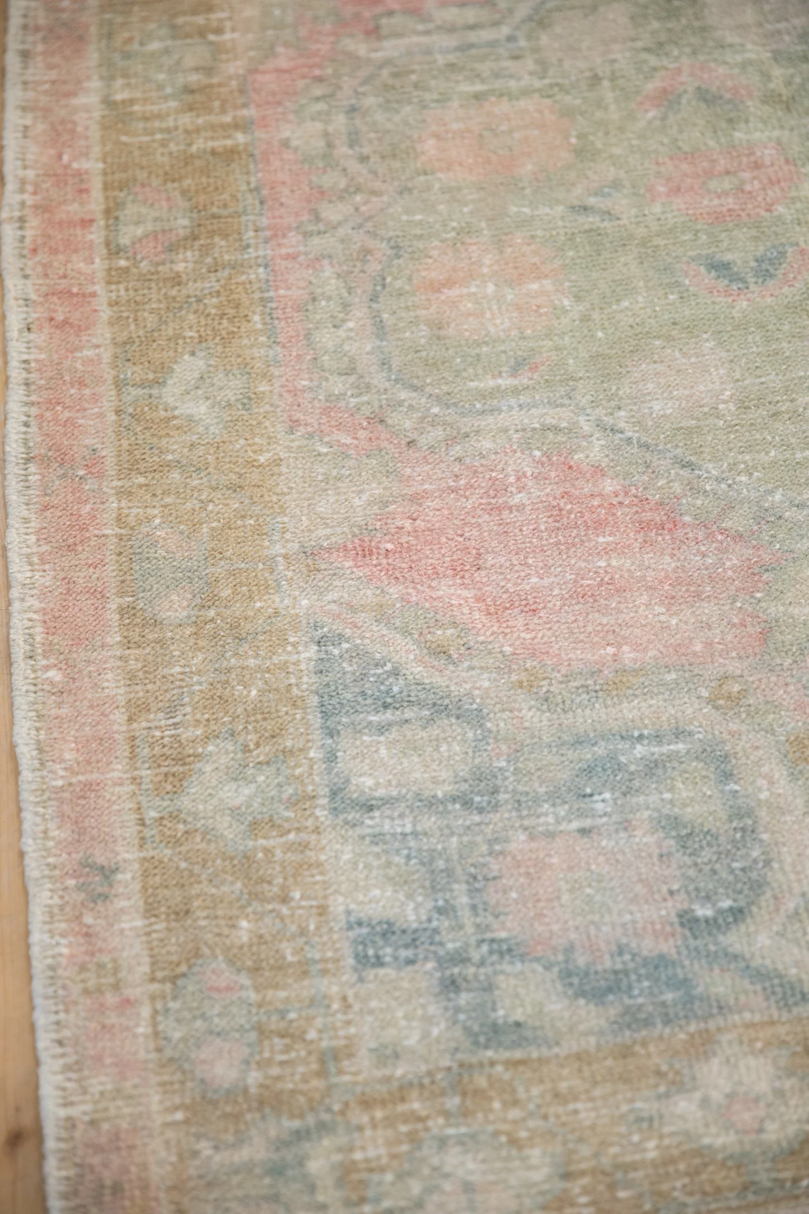 2.5x4.5 Vintage Distressed Oushak Rug - Image 7
