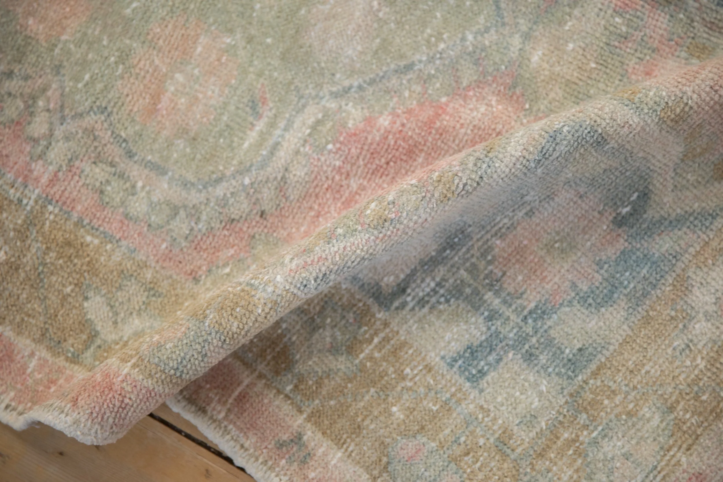 2.5x4.5 Vintage Distressed Oushak Rug - Image 8