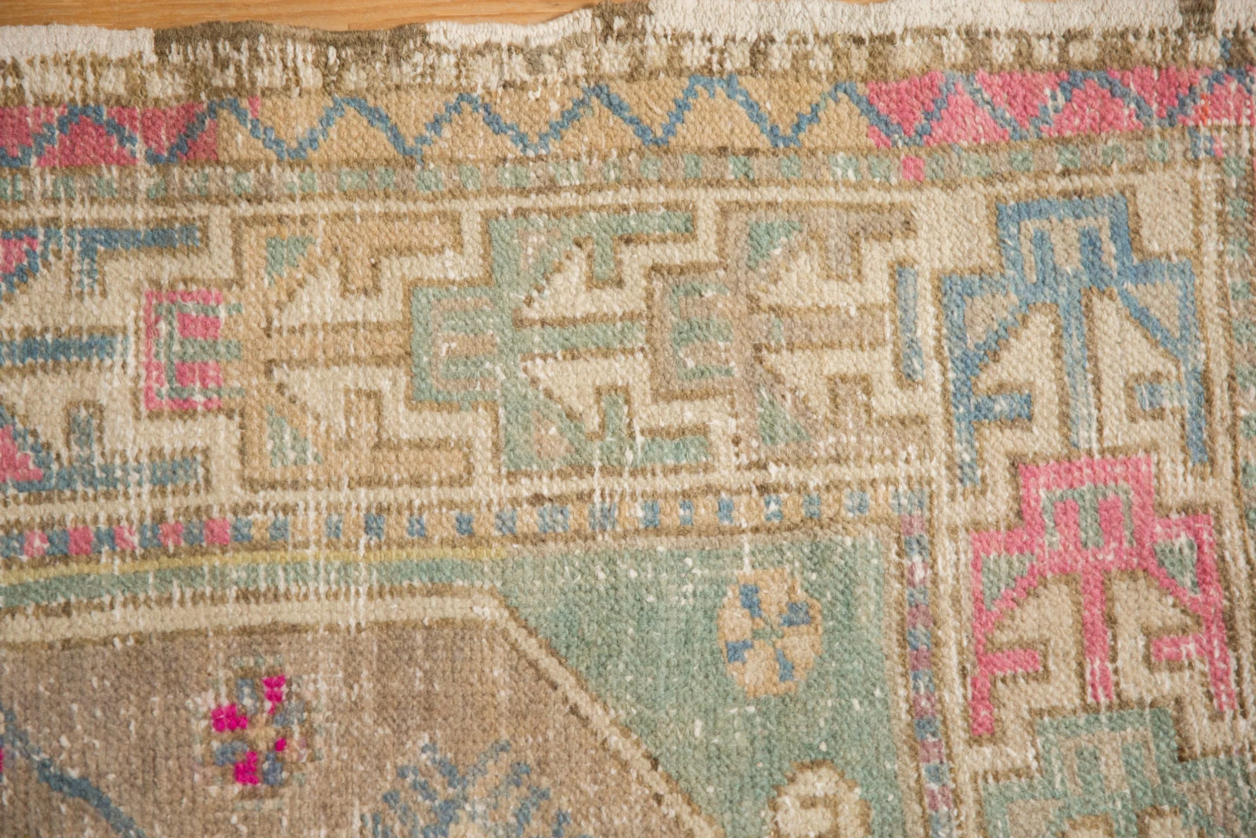 2.5x4.5 Vintage Distressed Oushak Rug - Image 3