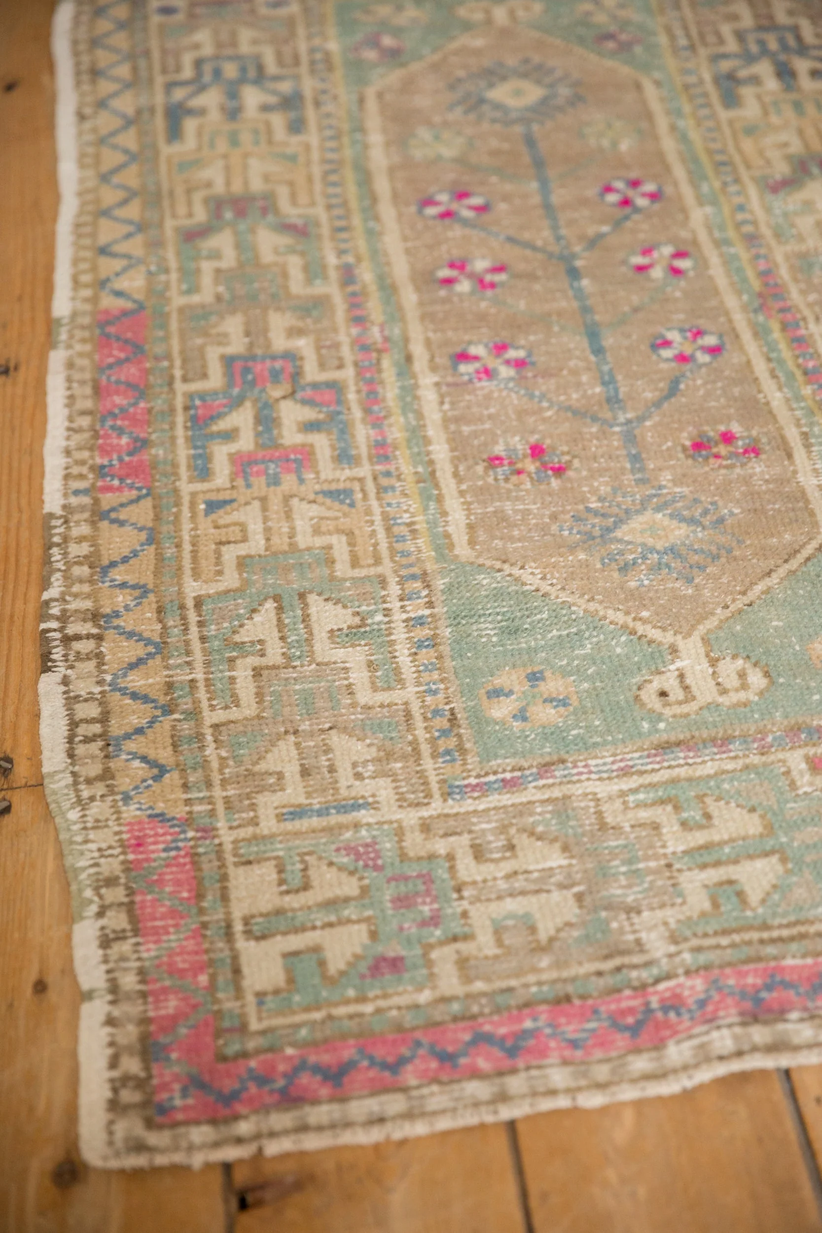 2.5x4.5 Vintage Distressed Oushak Rug - Image 5
