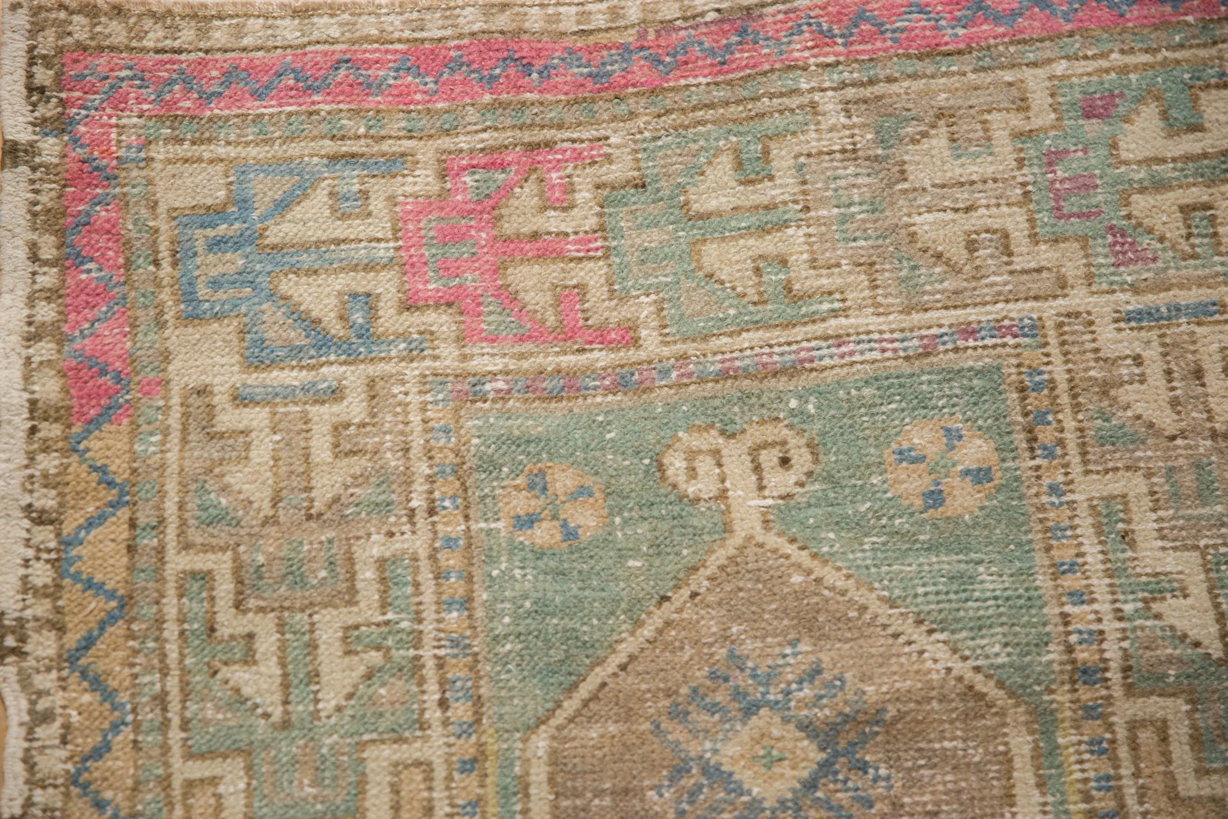 2.5x4.5 Vintage Distressed Oushak Rug - Image 8