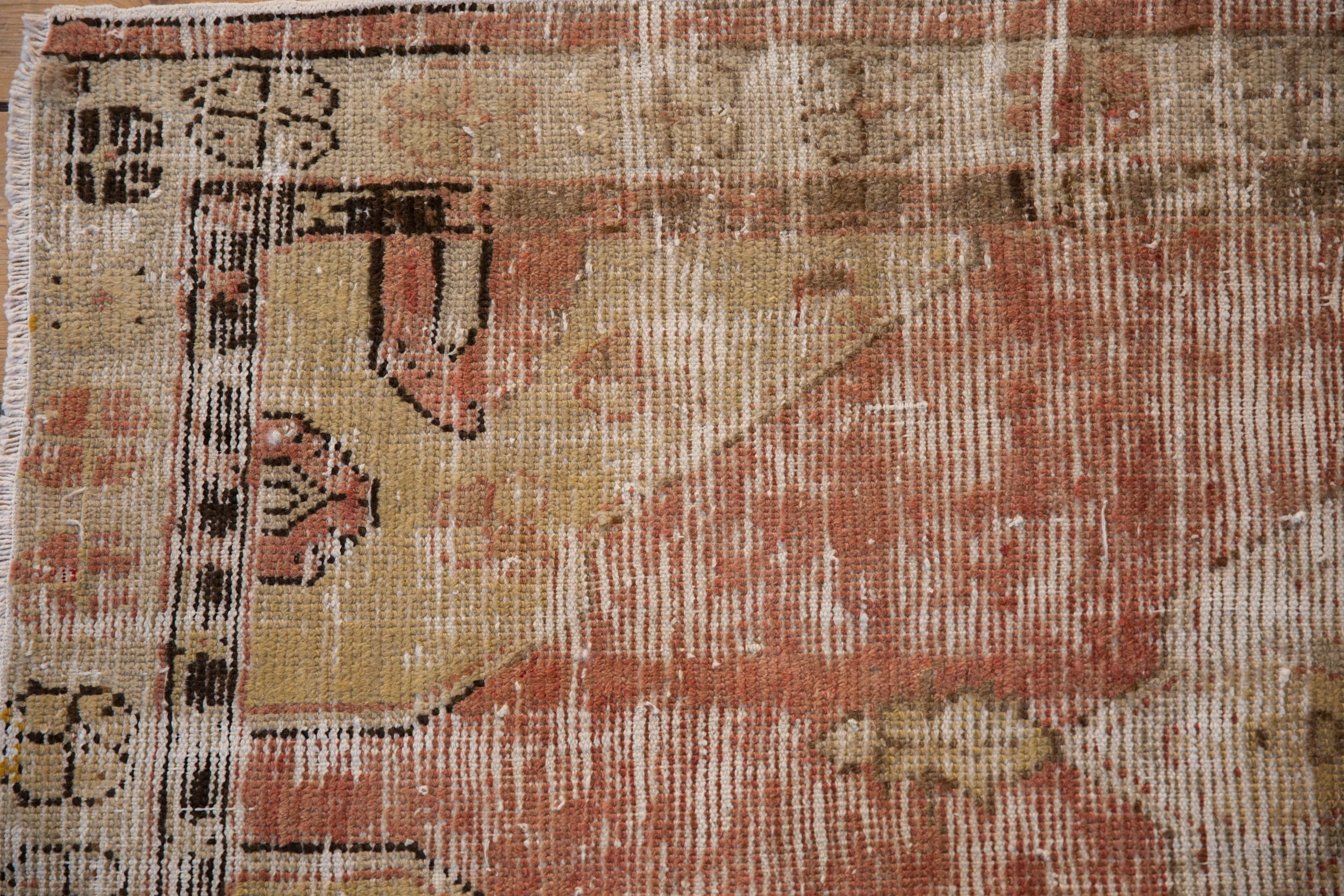 2.5x4.5 Vintage Distressed Oushak Rug - Image 3