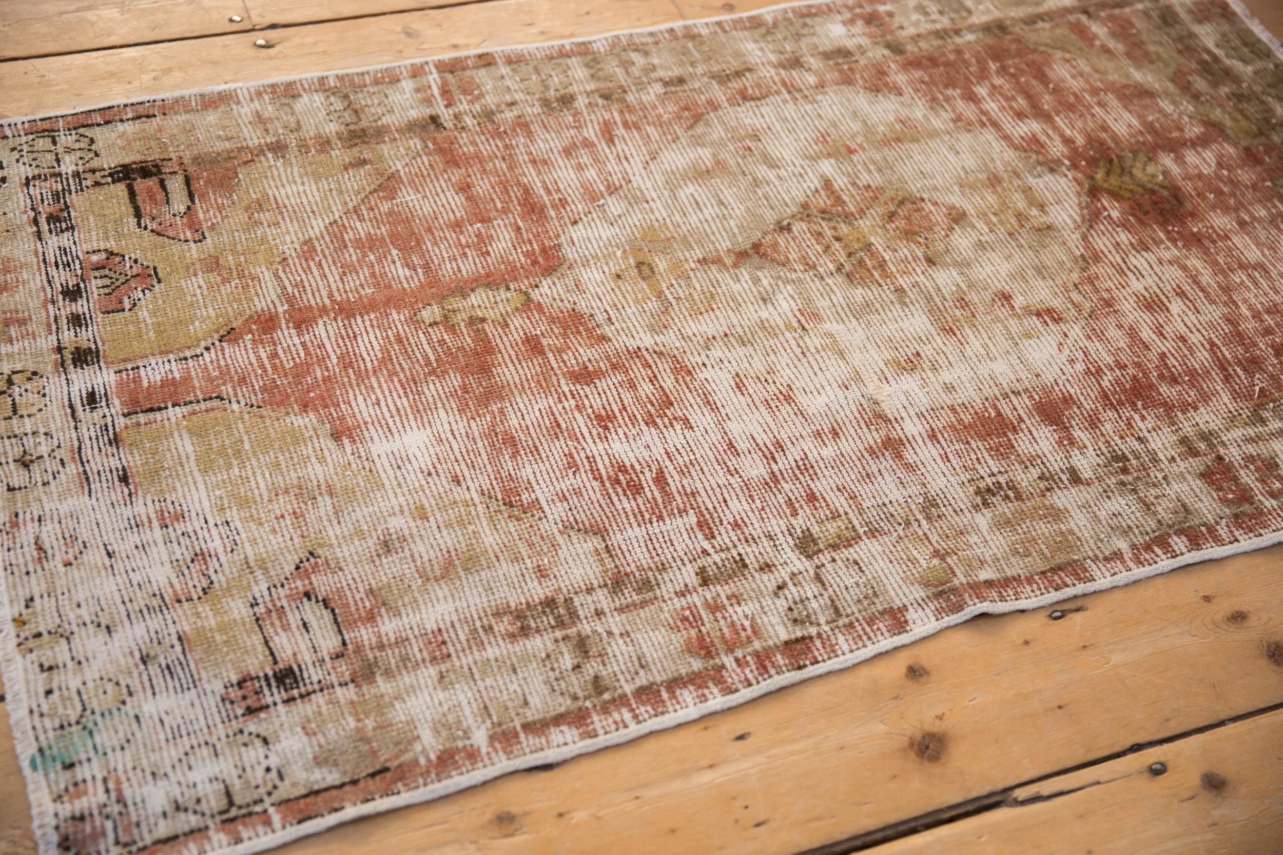 2.5x4.5 Vintage Distressed Oushak Rug - Image 6