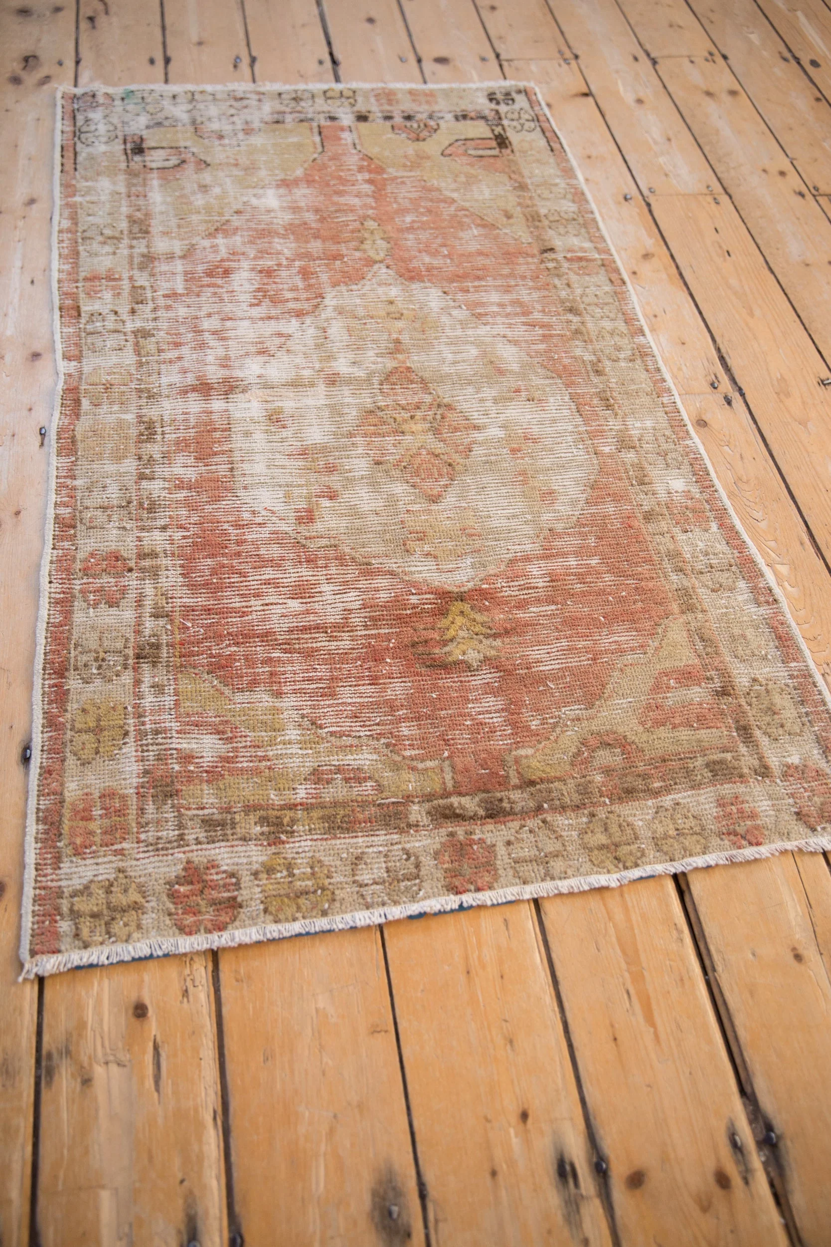 2.5x4.5 Vintage Distressed Oushak Rug - Image 7