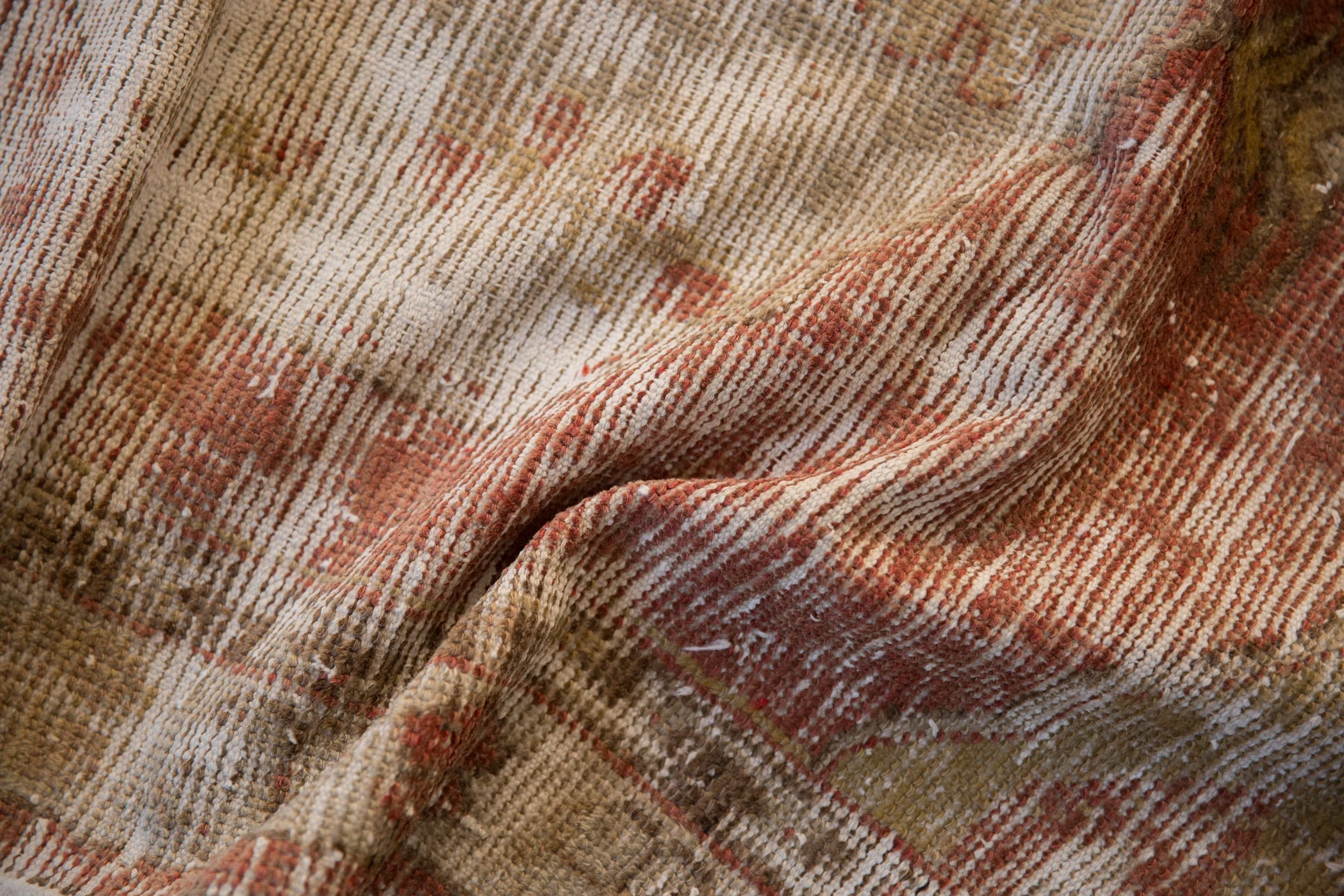 2.5x4.5 Vintage Distressed Oushak Rug - Image 8