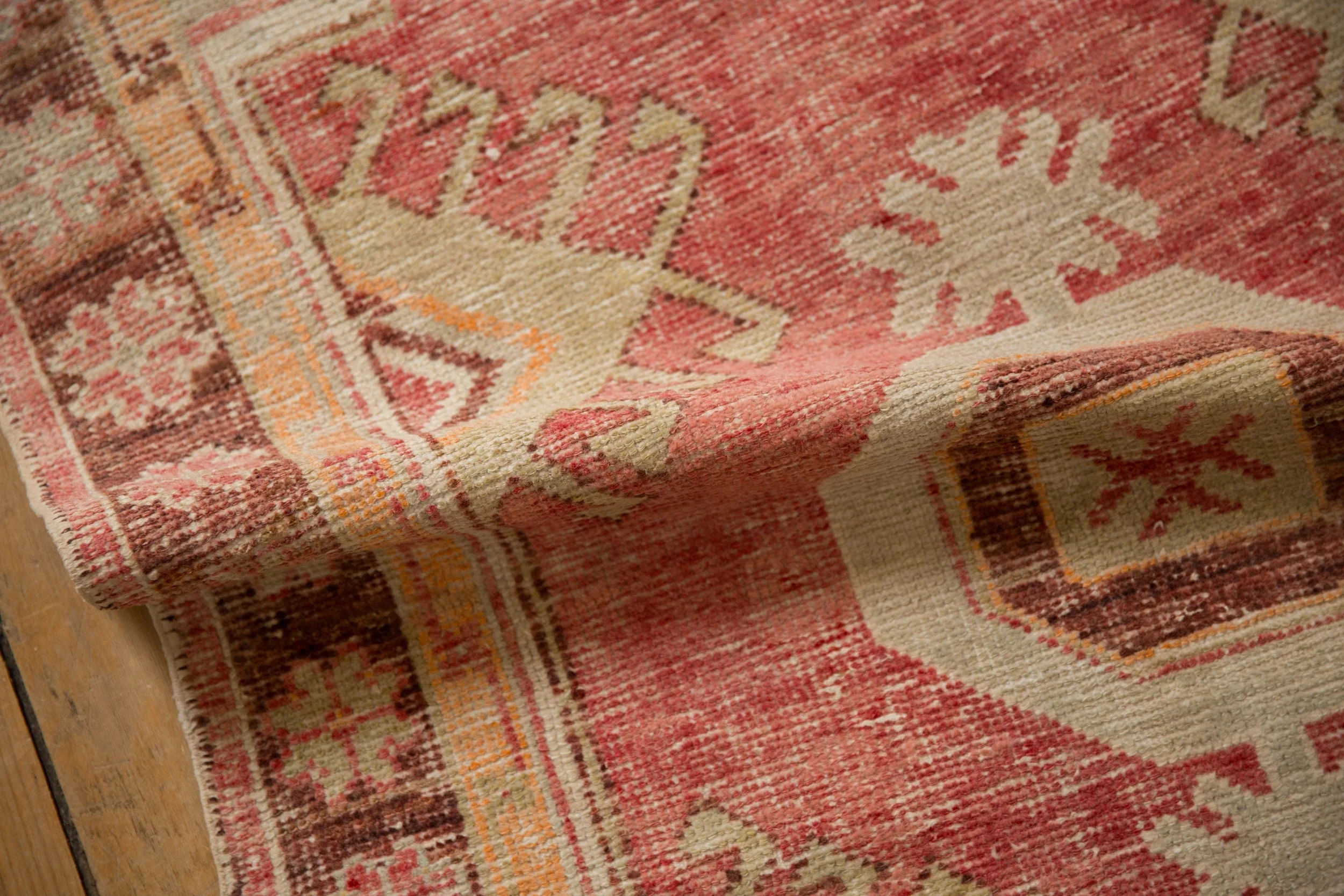 2.5x4.5 Vintage Distressed Oushak Rug - Image 8