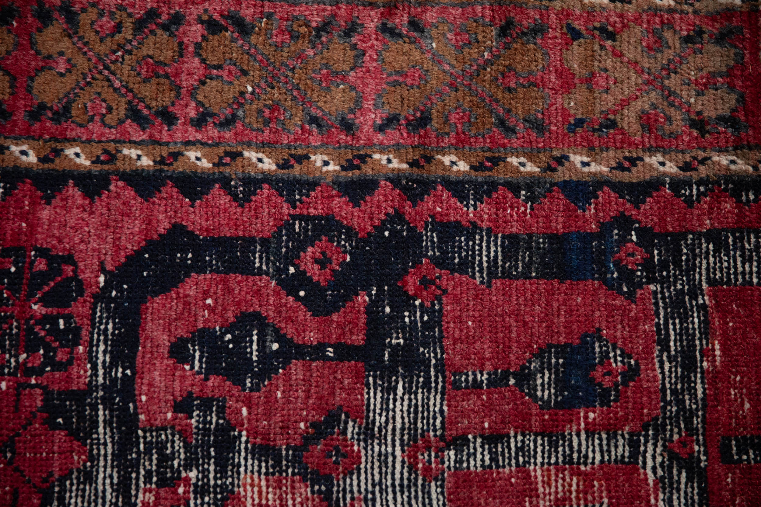 2.5x4.5 Vintage Distressed Oushak Rug - Image 3