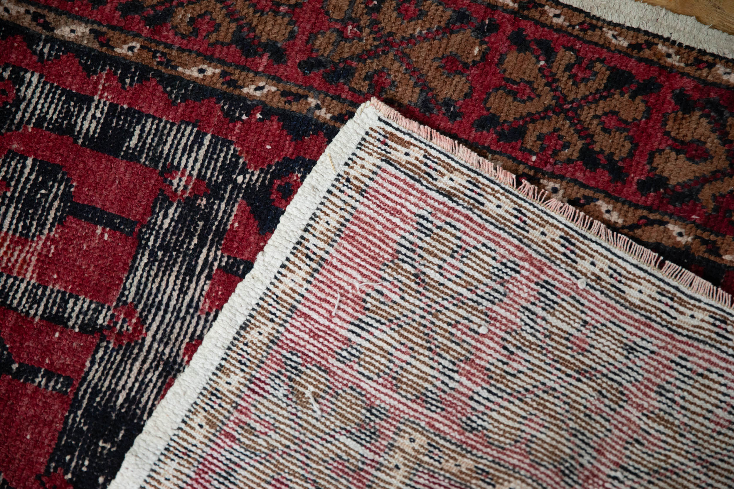 2.5x4.5 Vintage Distressed Oushak Rug - Image 8
